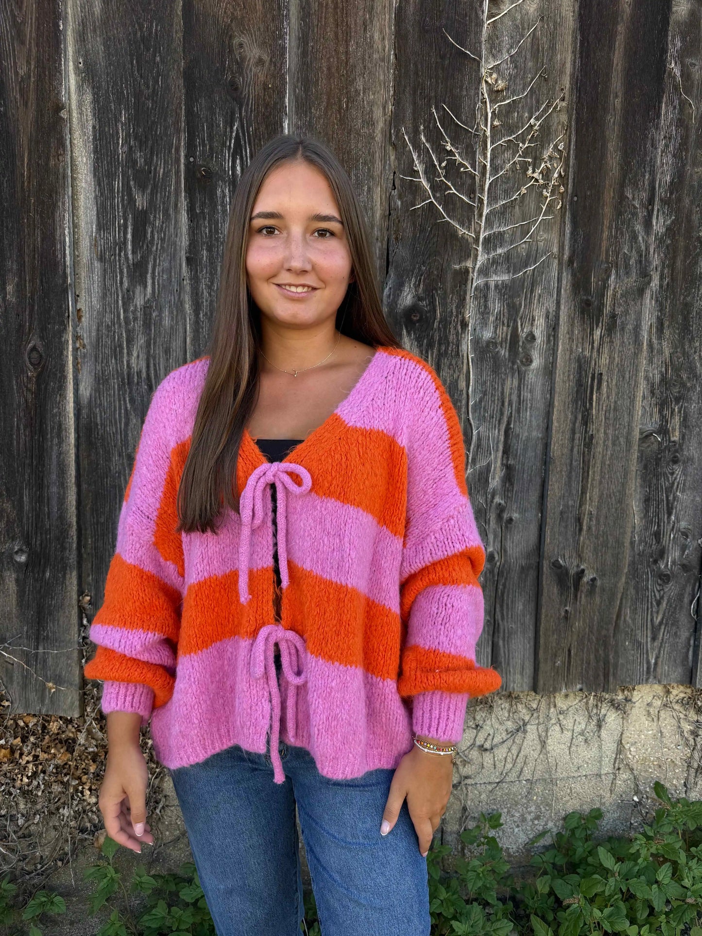 Cardigan "Nelly" Orange