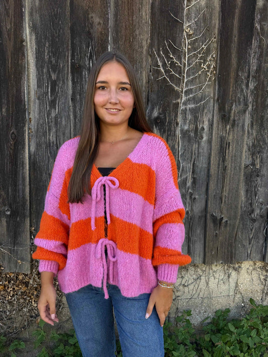 Cardigan "Nelly" Orange