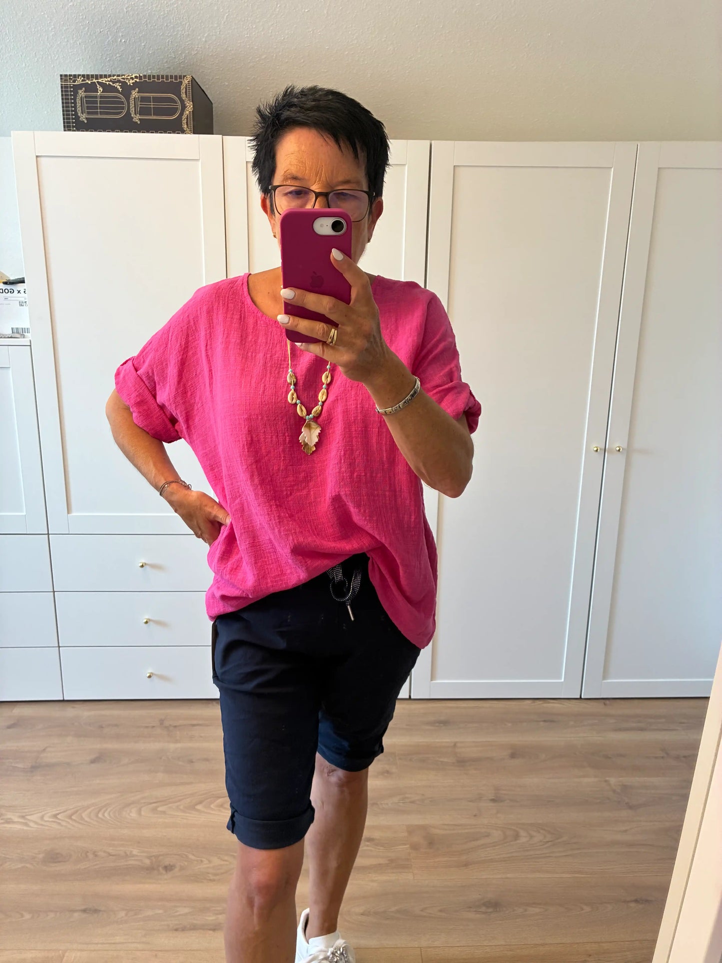 Shirt "Linooptik" Pink