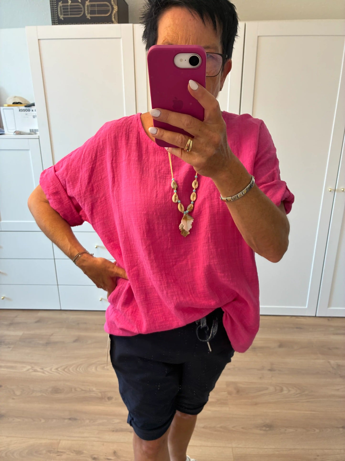 Shirt "Linooptik" Pink