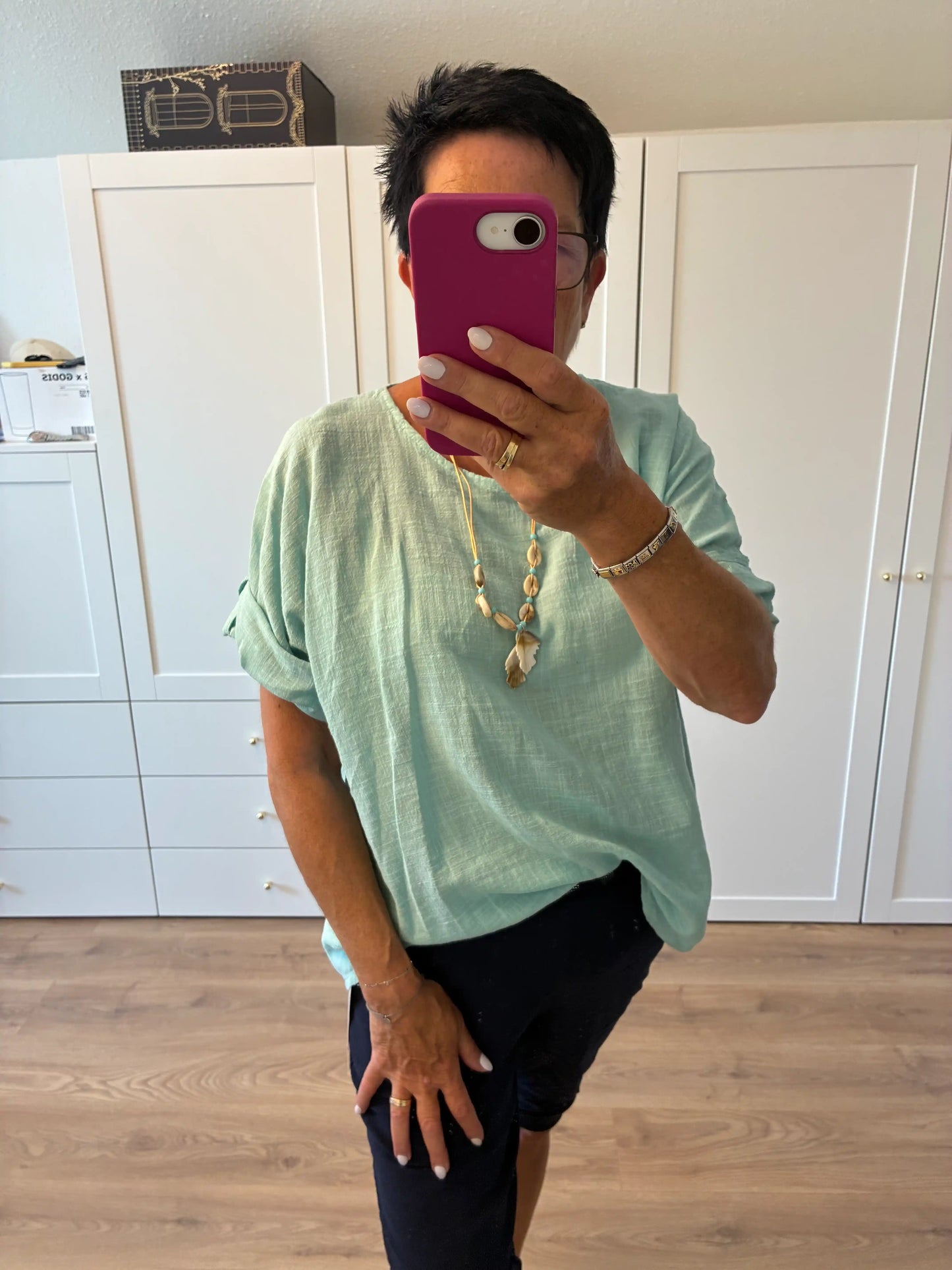 Shirt "Linooptik" Mint