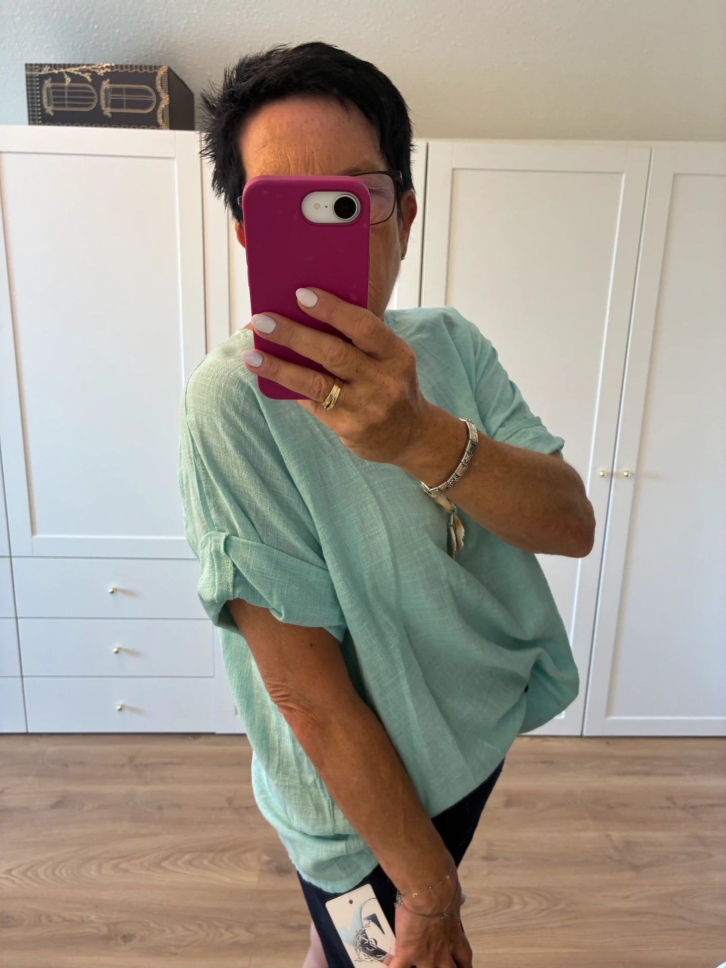 Shirt "Linooptik" Mint