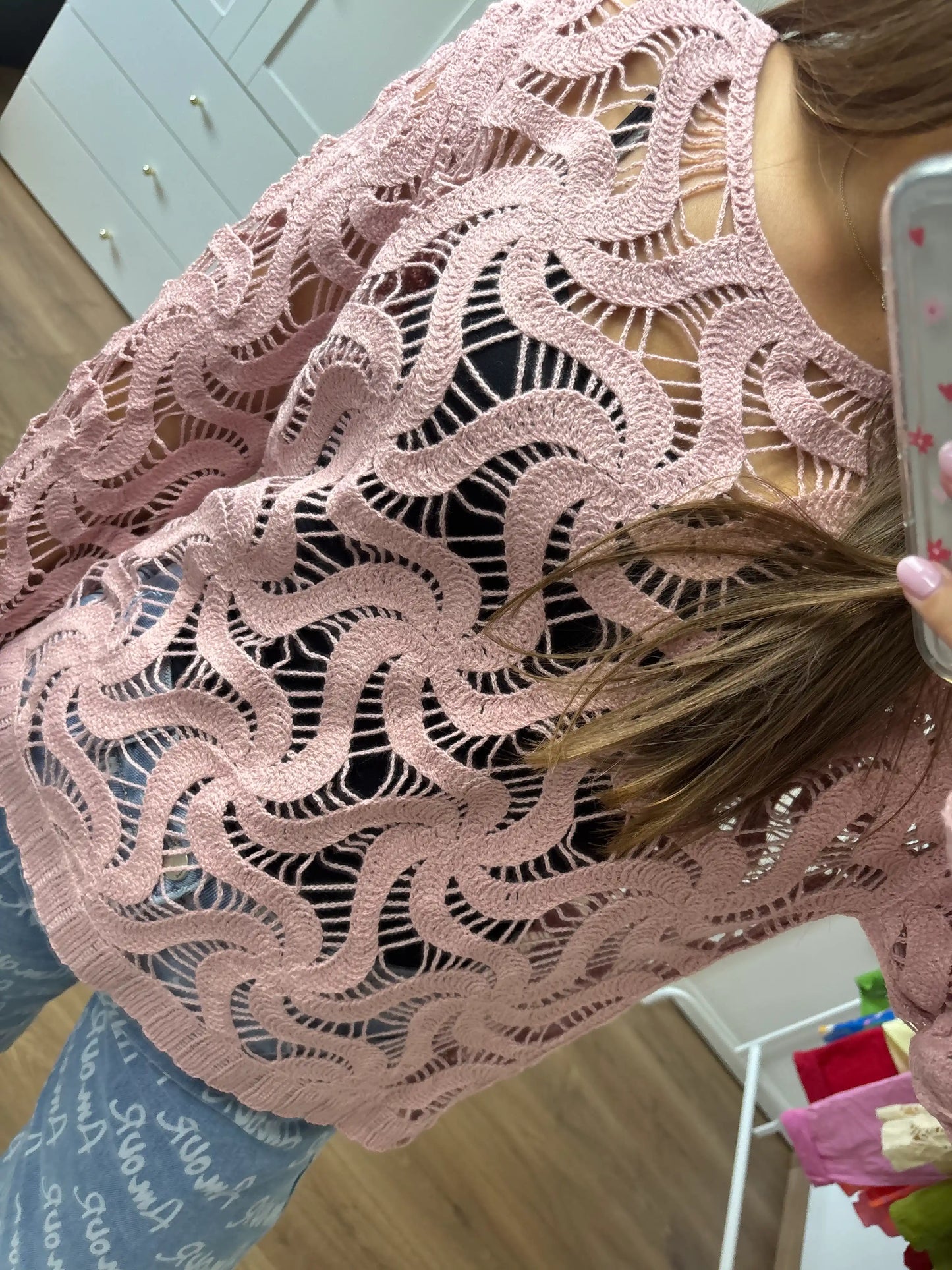 Häkeloberteil I Rosa
