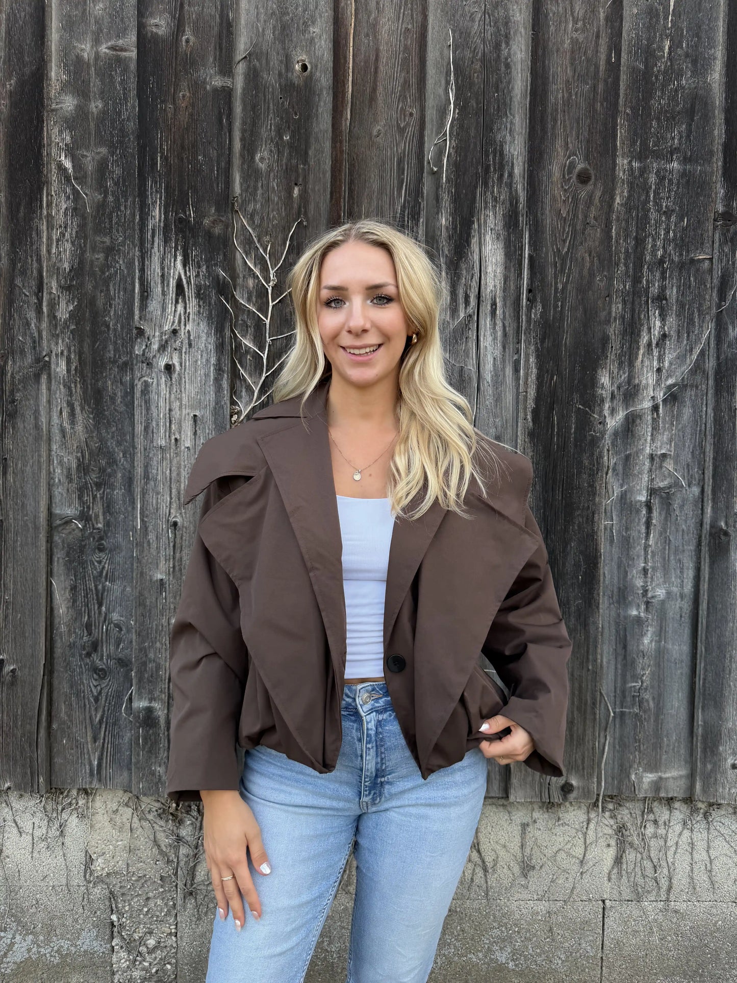 Jacke "Mia" Schokobraun