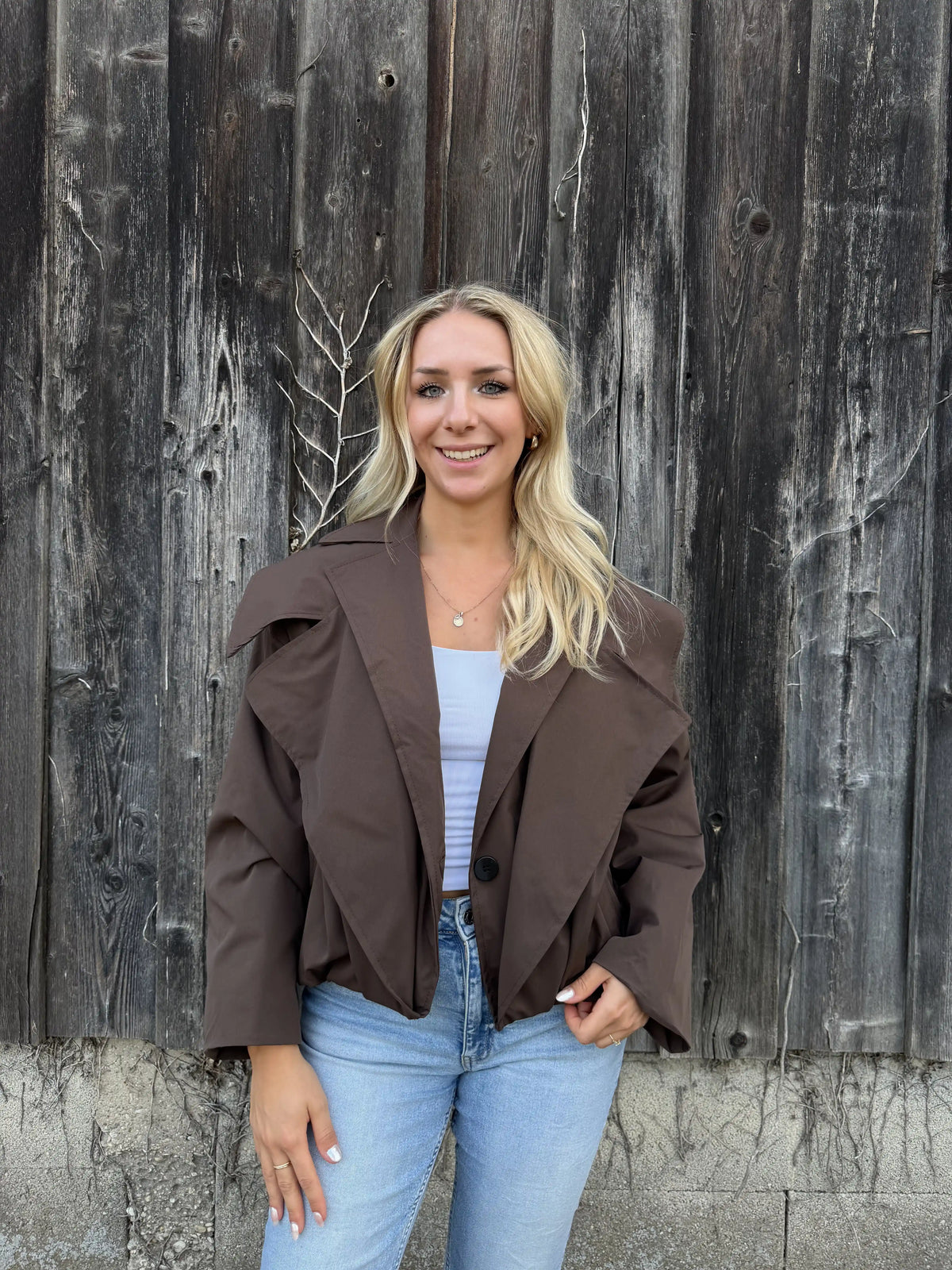 Jacke "Mia" Schokobraun