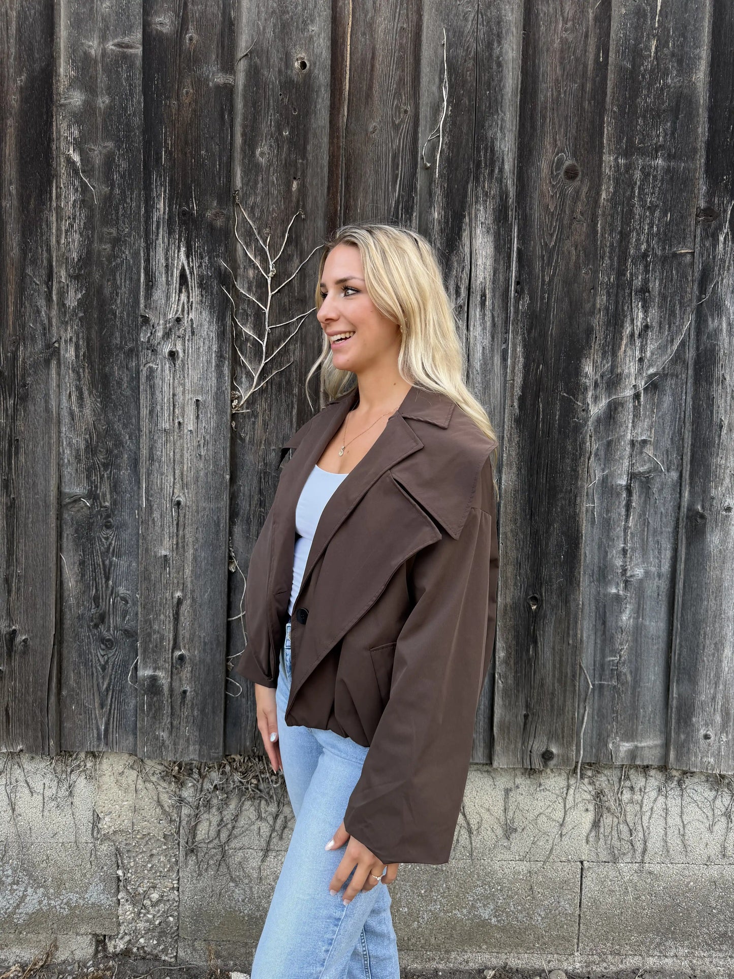 Jacke "Mia" Schokobraun