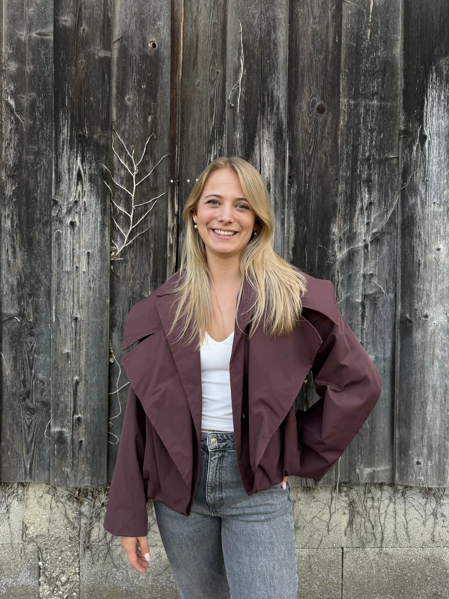 Jacke "Mia" Weinrot