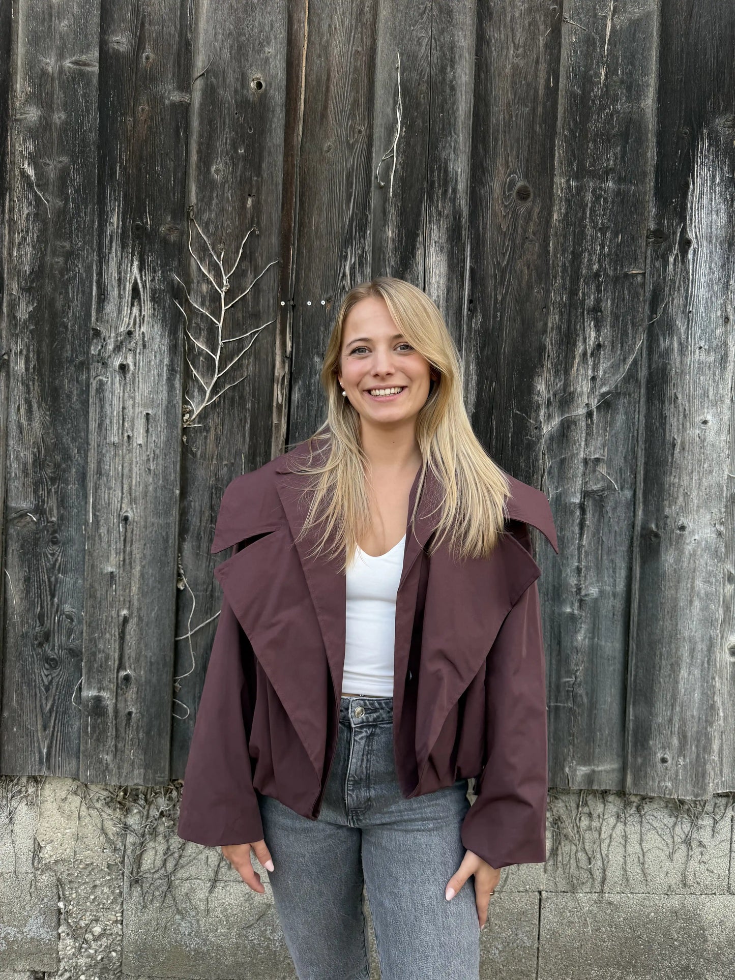 Jacke "Mia" Weinrot