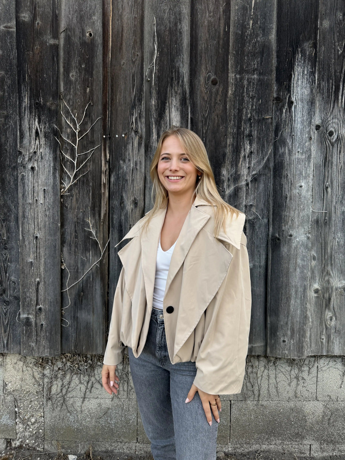 Jacke "Mia" Beige