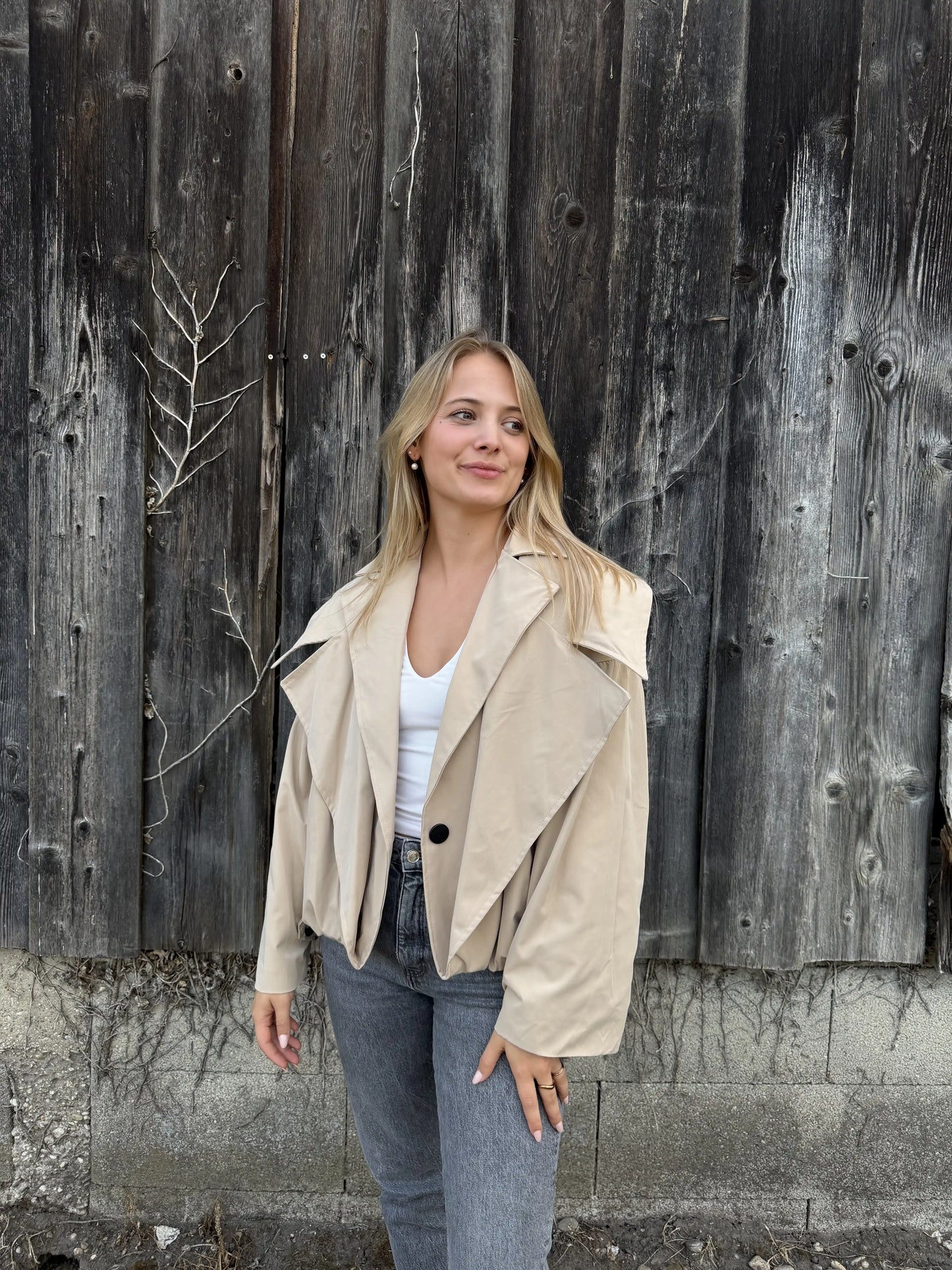 Jacke "Mia" Beige