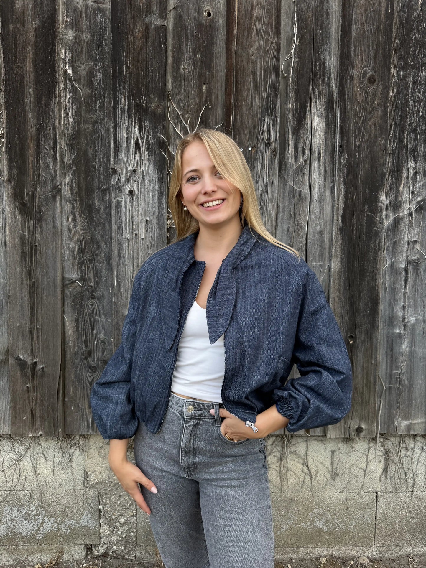 Jacke "Jeansknoten"