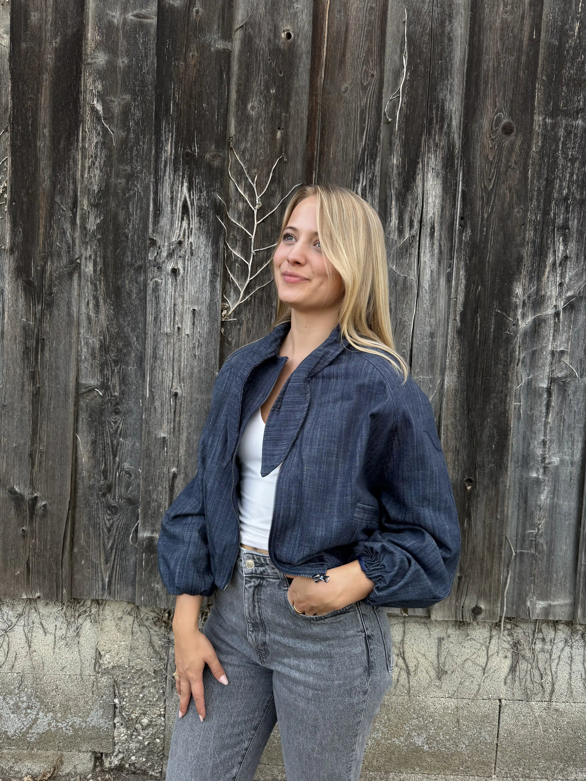 Jacke "Jeansknoten"