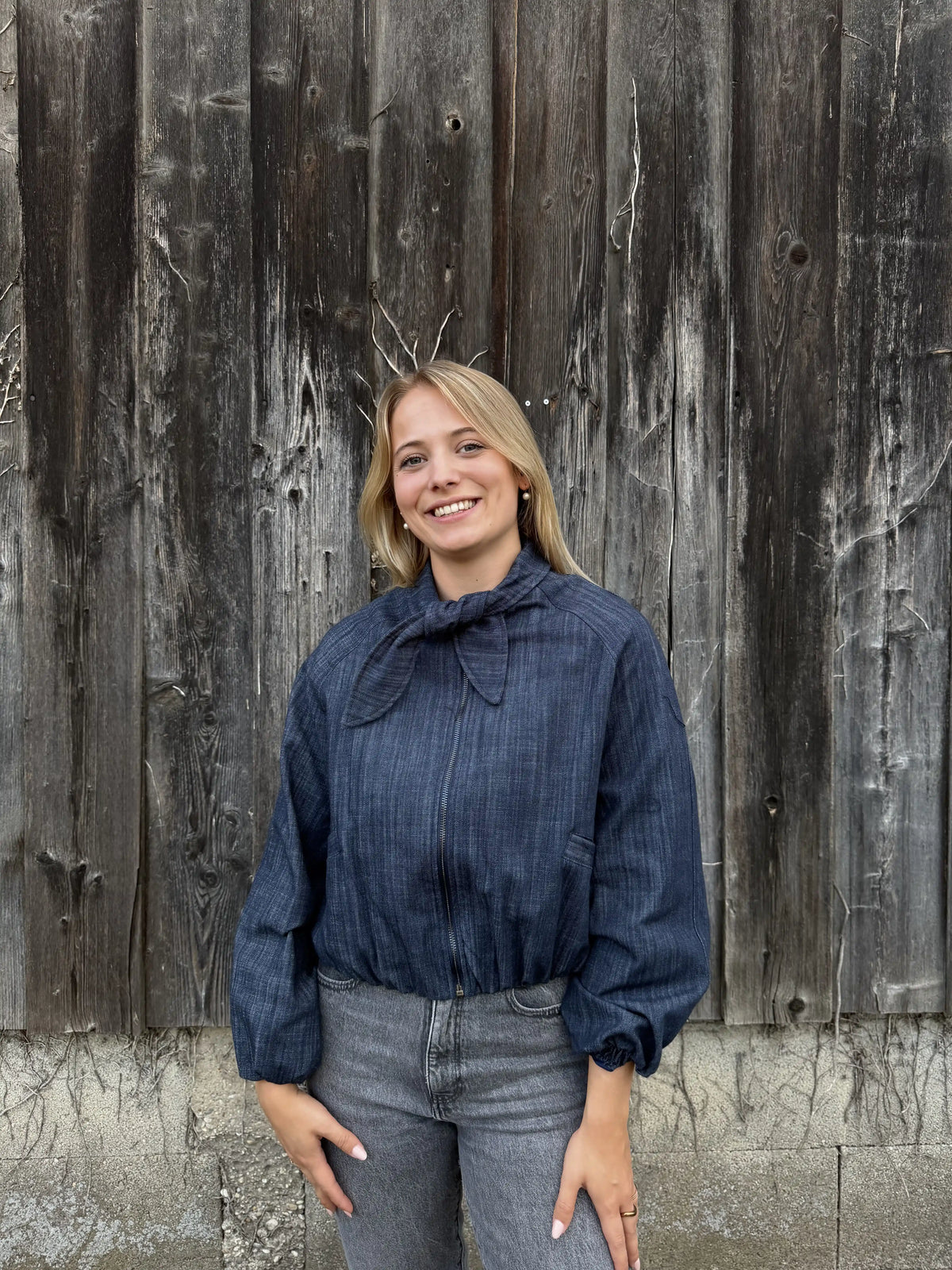 Jacke "Jeansknoten"