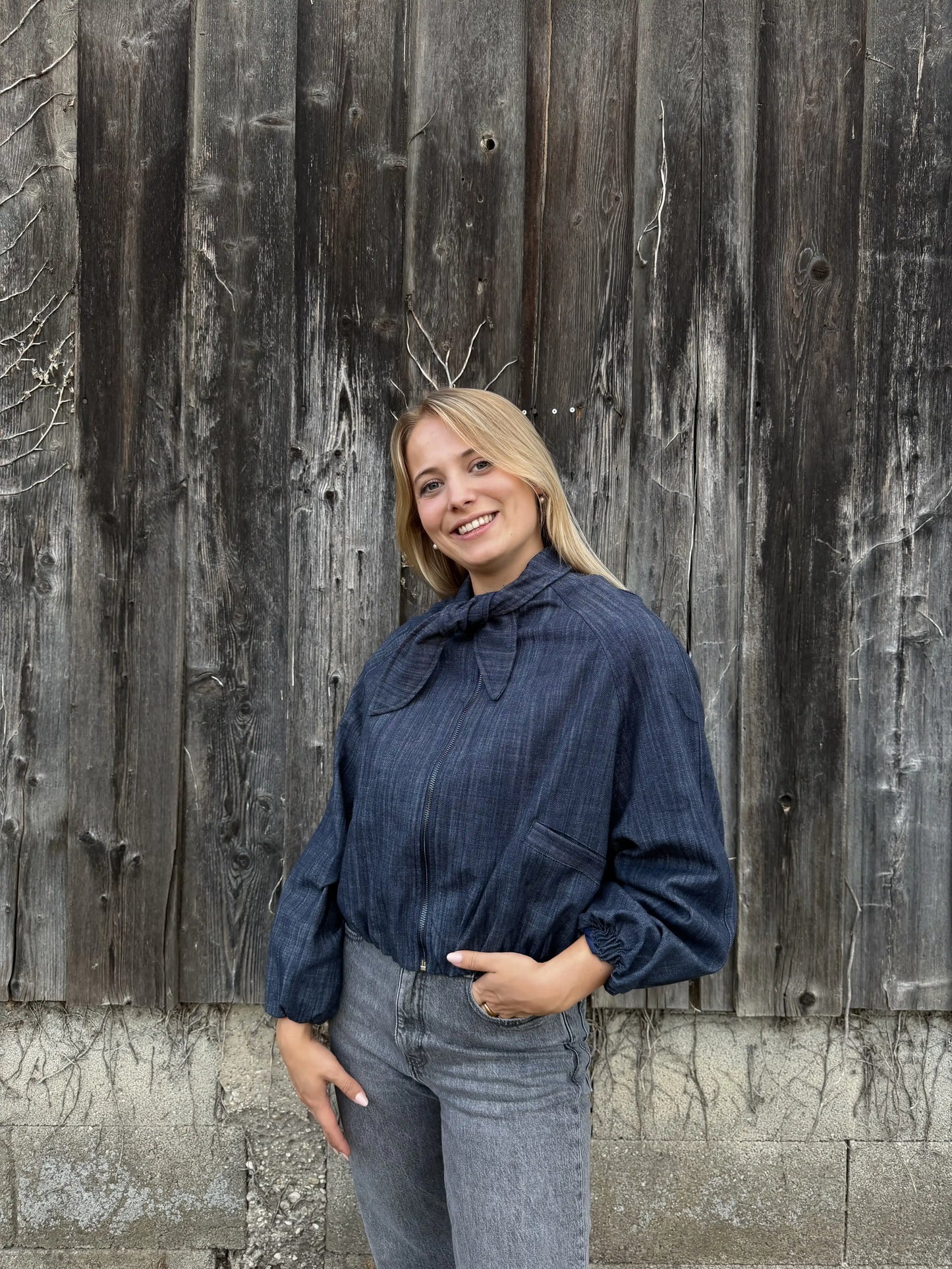 Jacke "Jeansknoten"