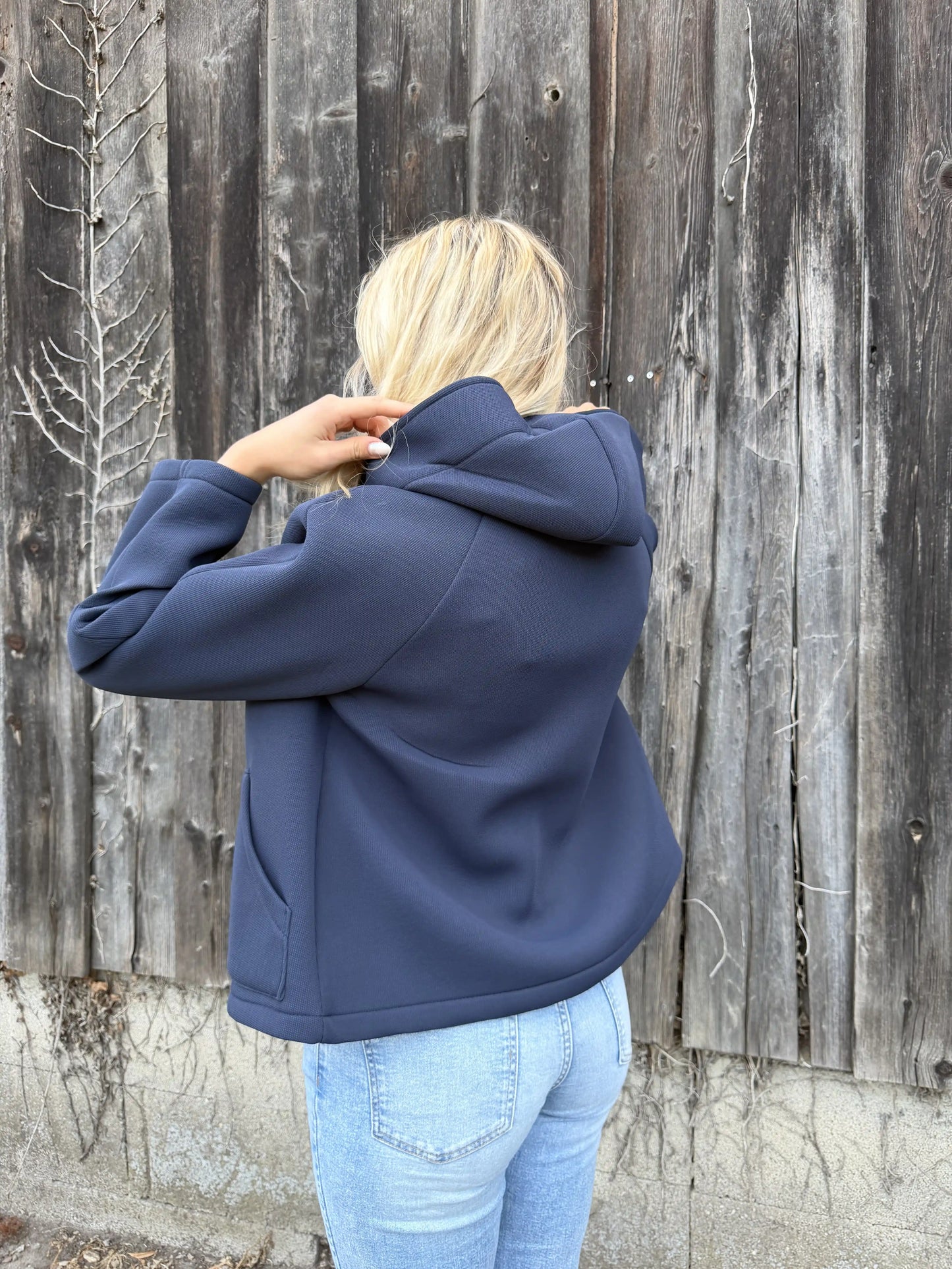 Kapuzenjacke "Hood" Navy