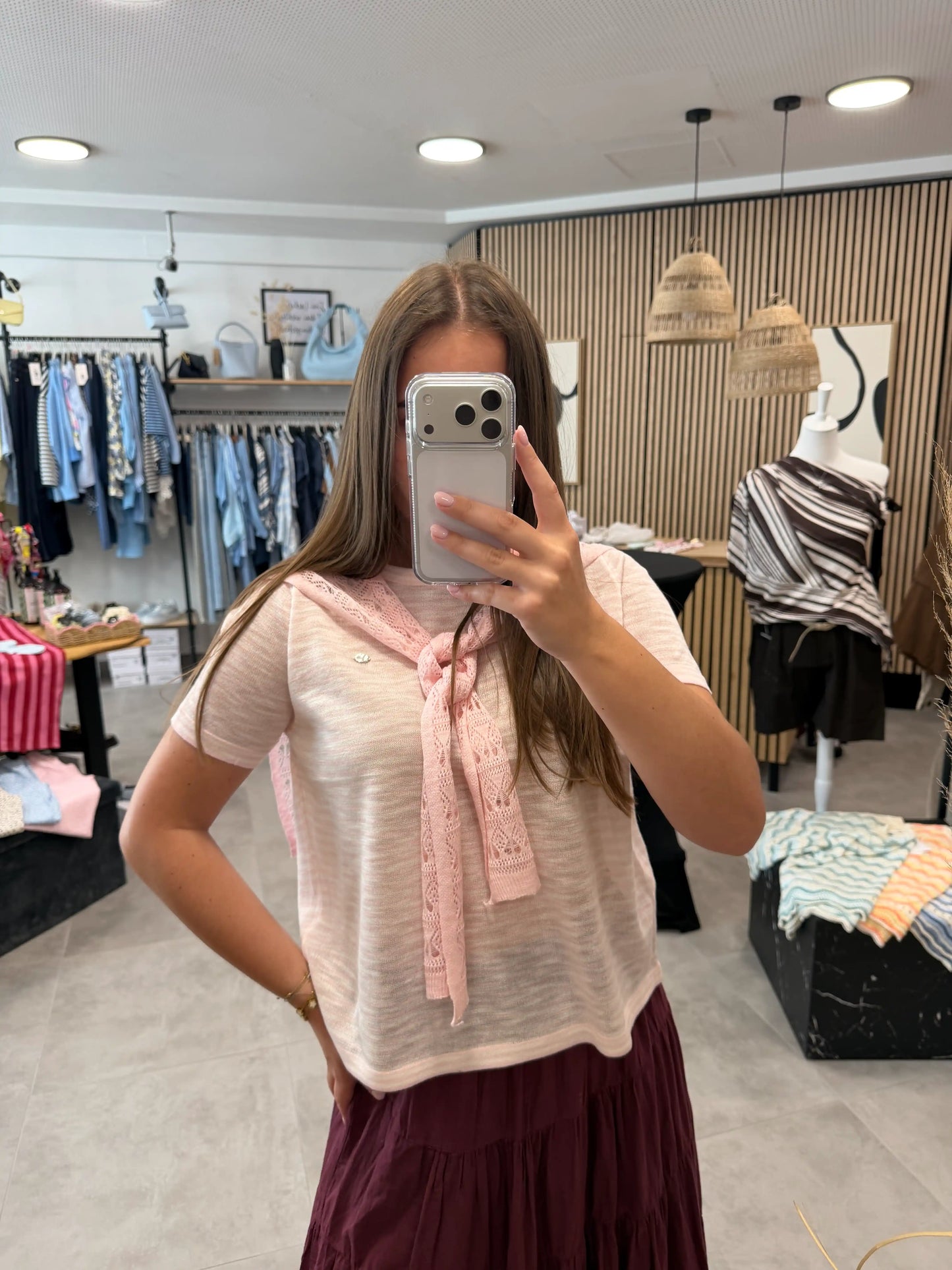 Strickshirt "Chic" Rosa