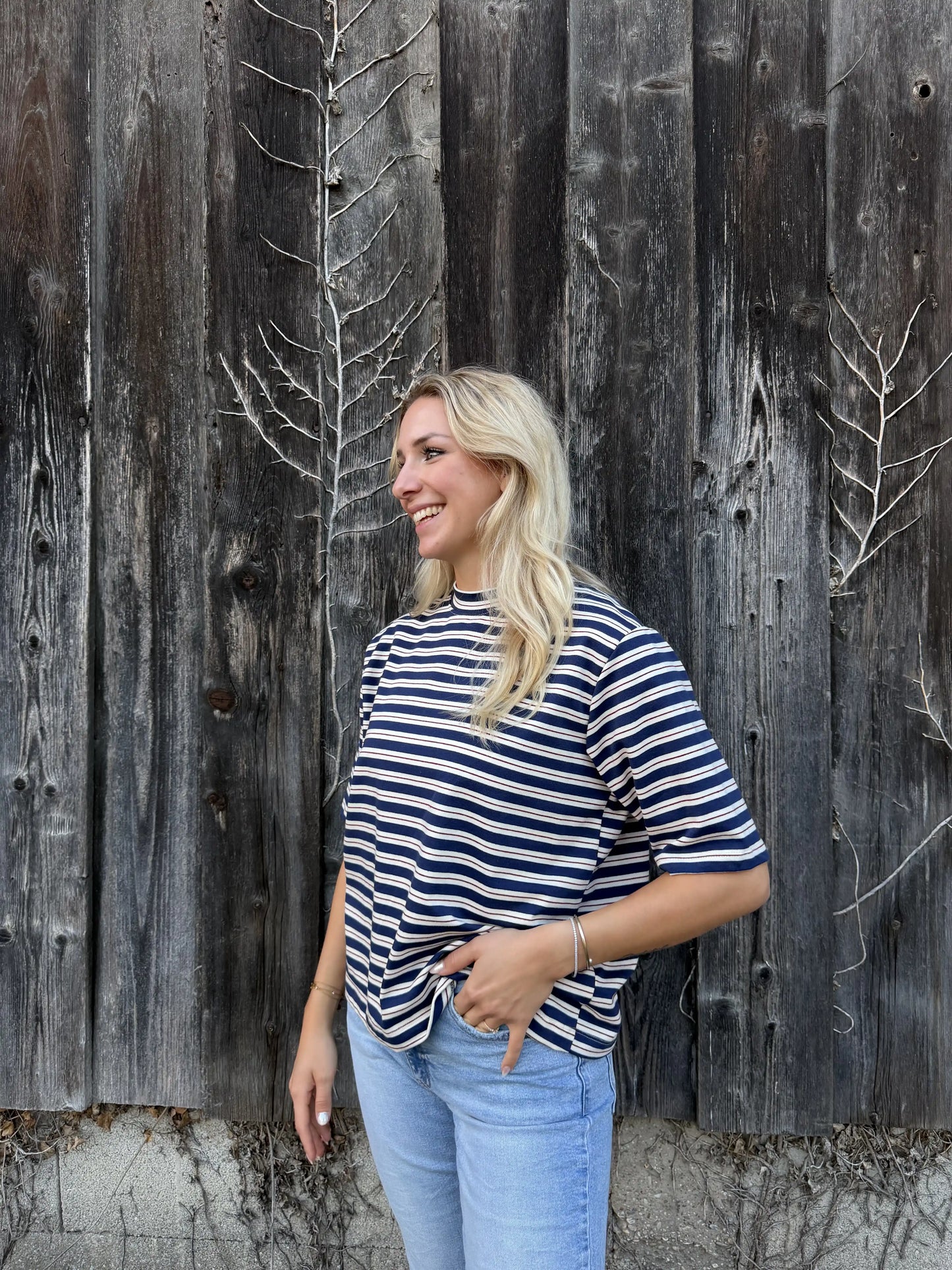 Streifenshirt "Autumn" Navy