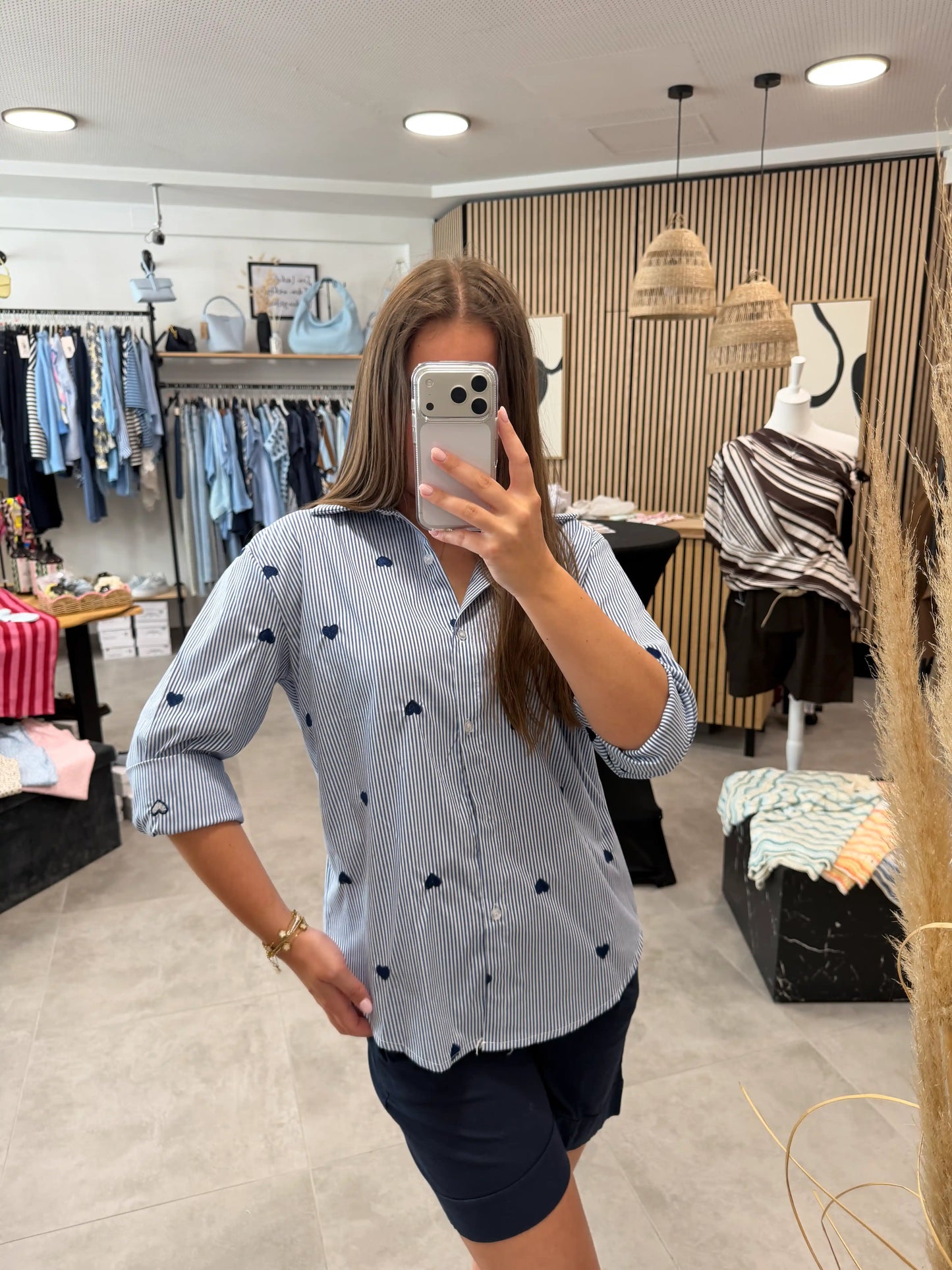 Bluse "Smallherzi" Blau