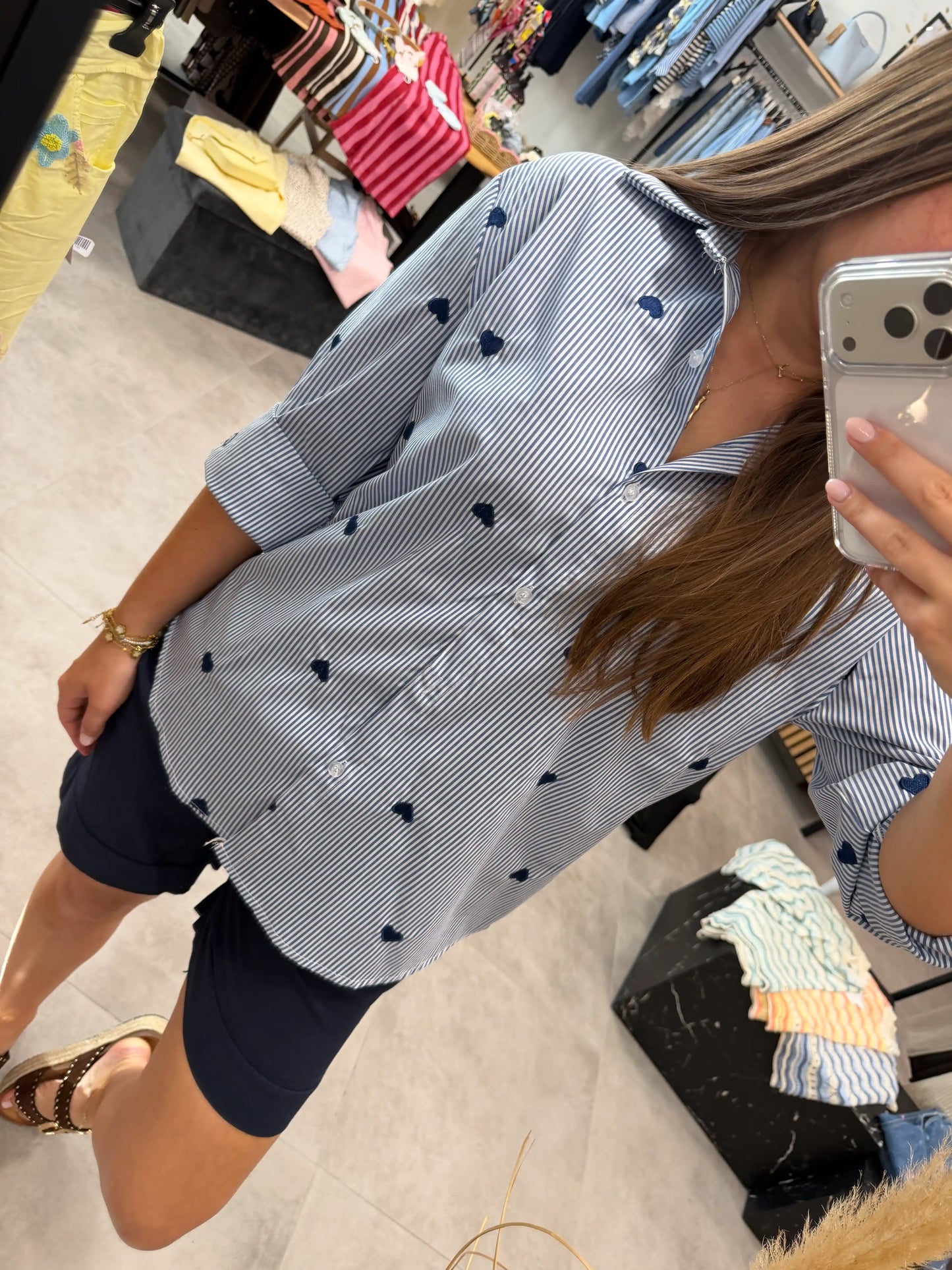 Bluse "Smallherzi" Blau