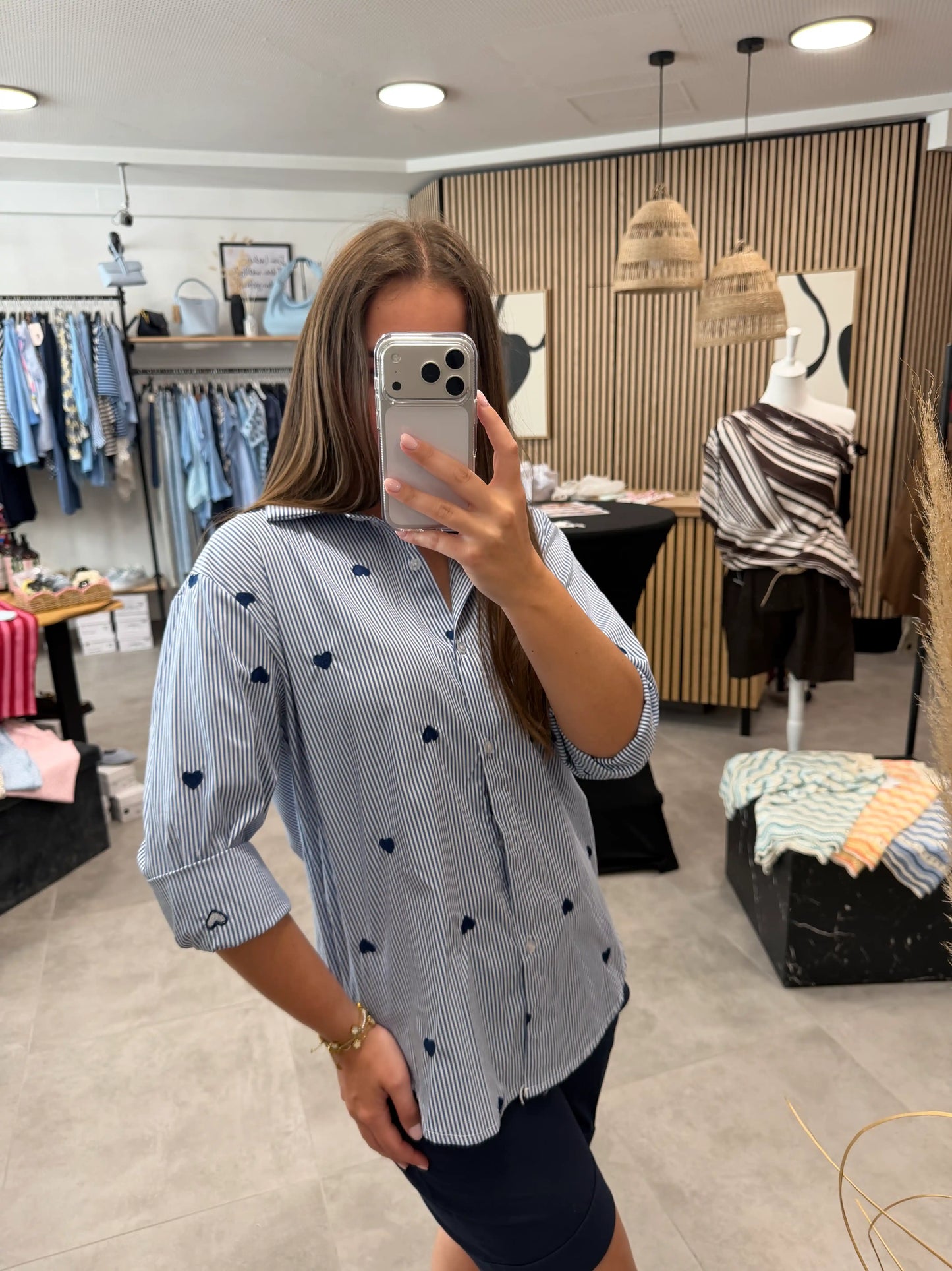 Bluse "Smallherzi" Blau