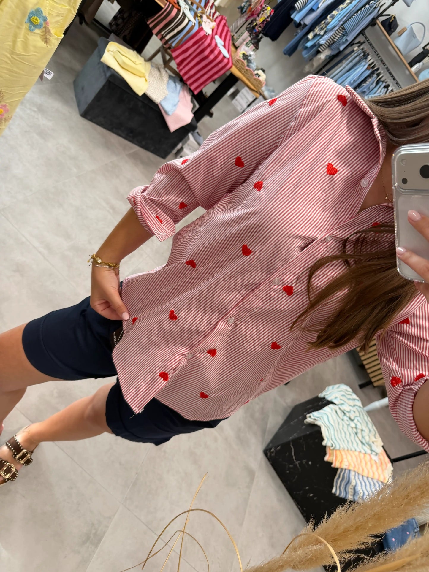Bluse "Smallherzi" Rot
