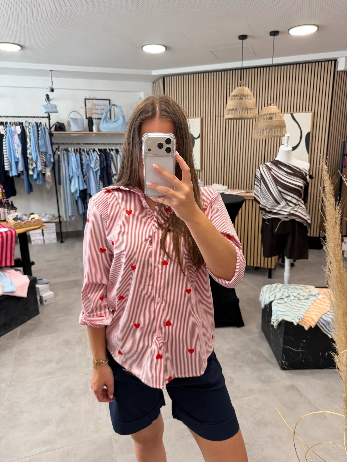 Bluse "Smallherzi" Rot