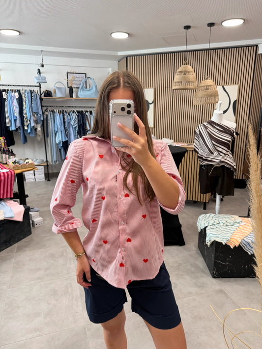 Bluse "Smallherzi" Rot