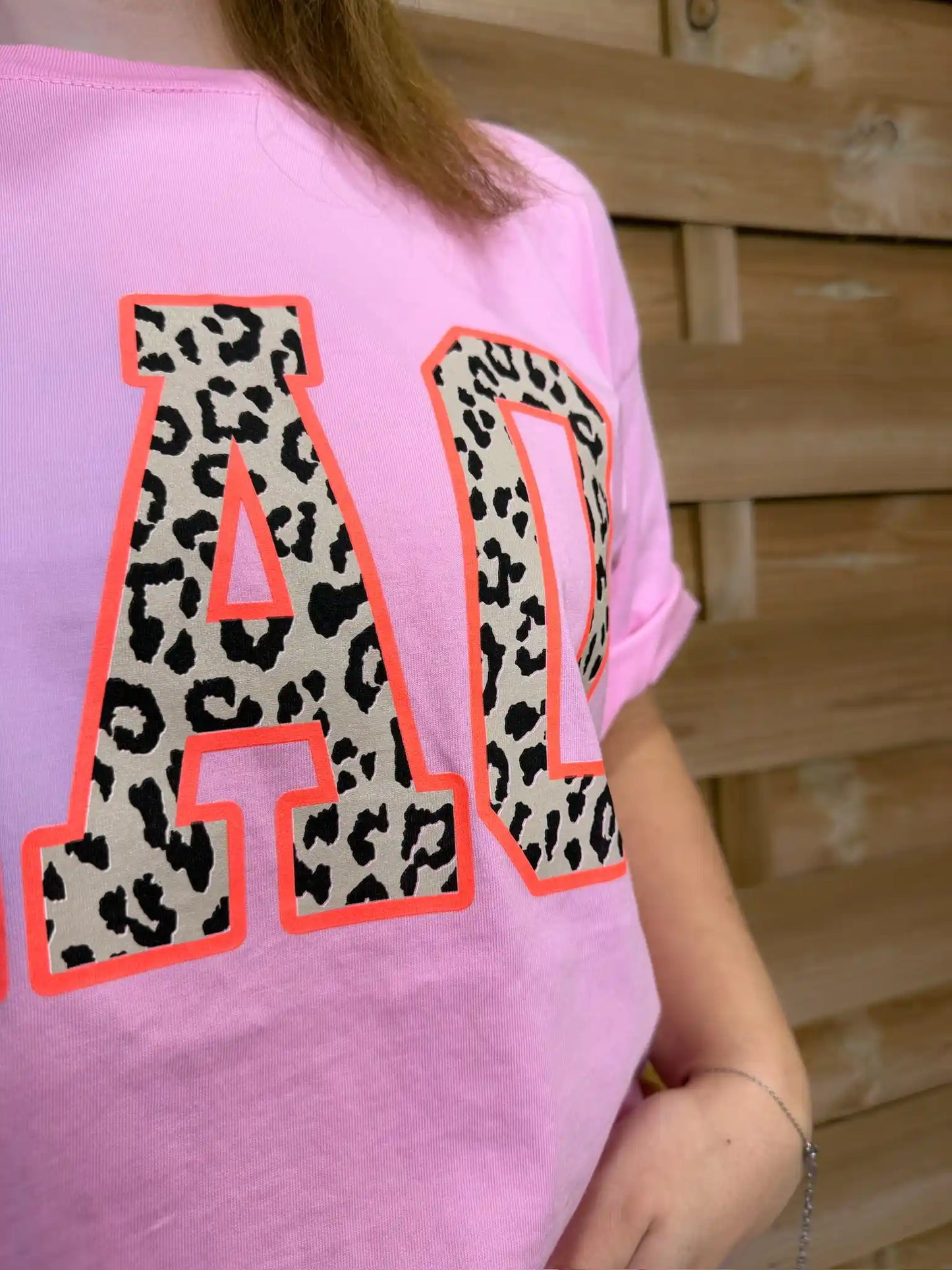 T-Shirt "Ciao Leo" Pink