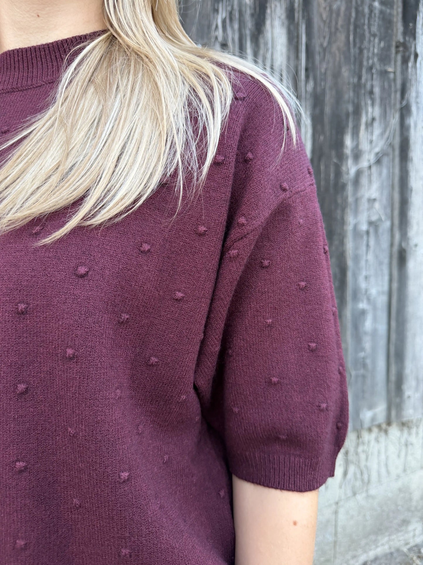 Strickshirt "Points" Weinort
