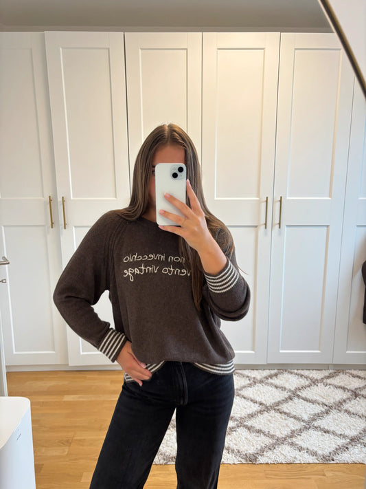 Pullover "Invecchio" Braun