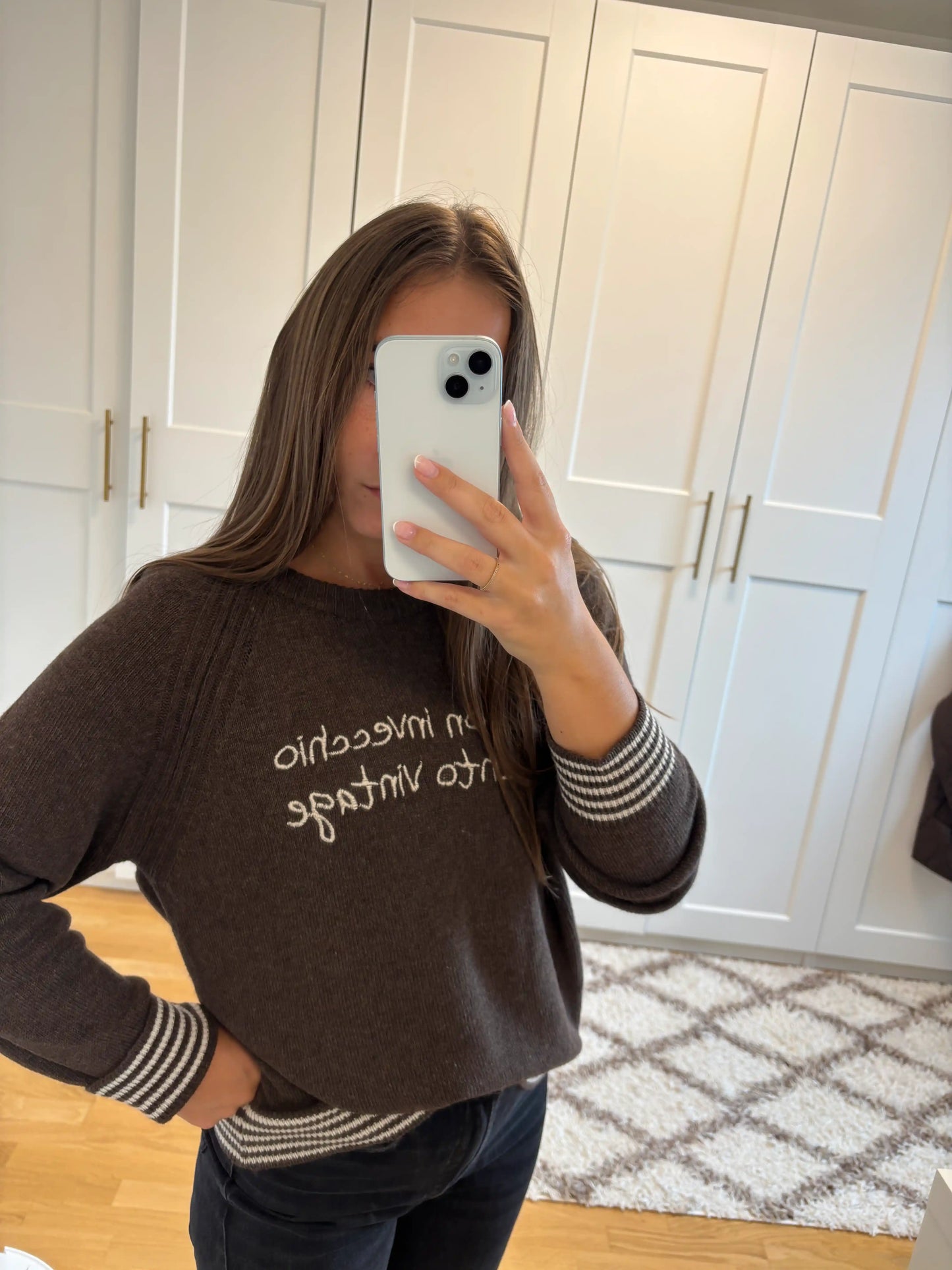 Pullover "Invecchio" Braun