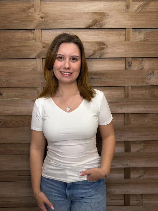 Basicshirt "Soft" Weiß