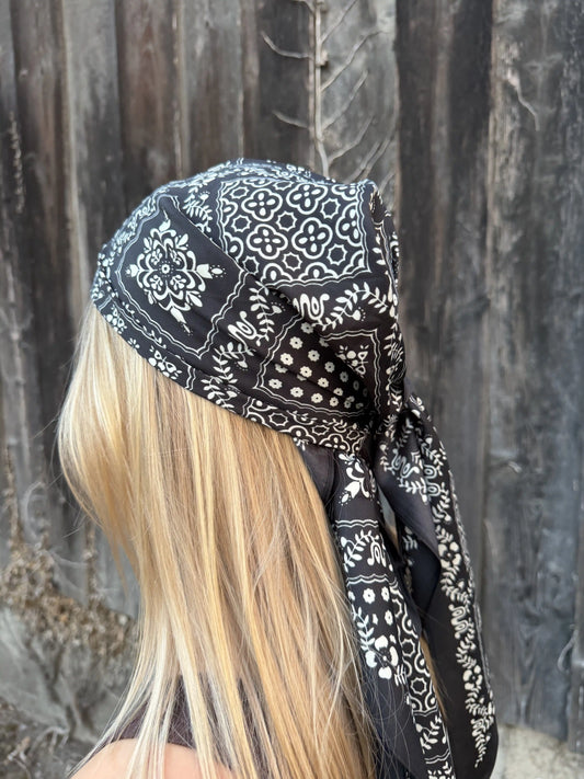 Tuch "Paisley" Schwarz
