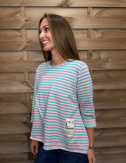 Langarmshirt "Twist" Rosa