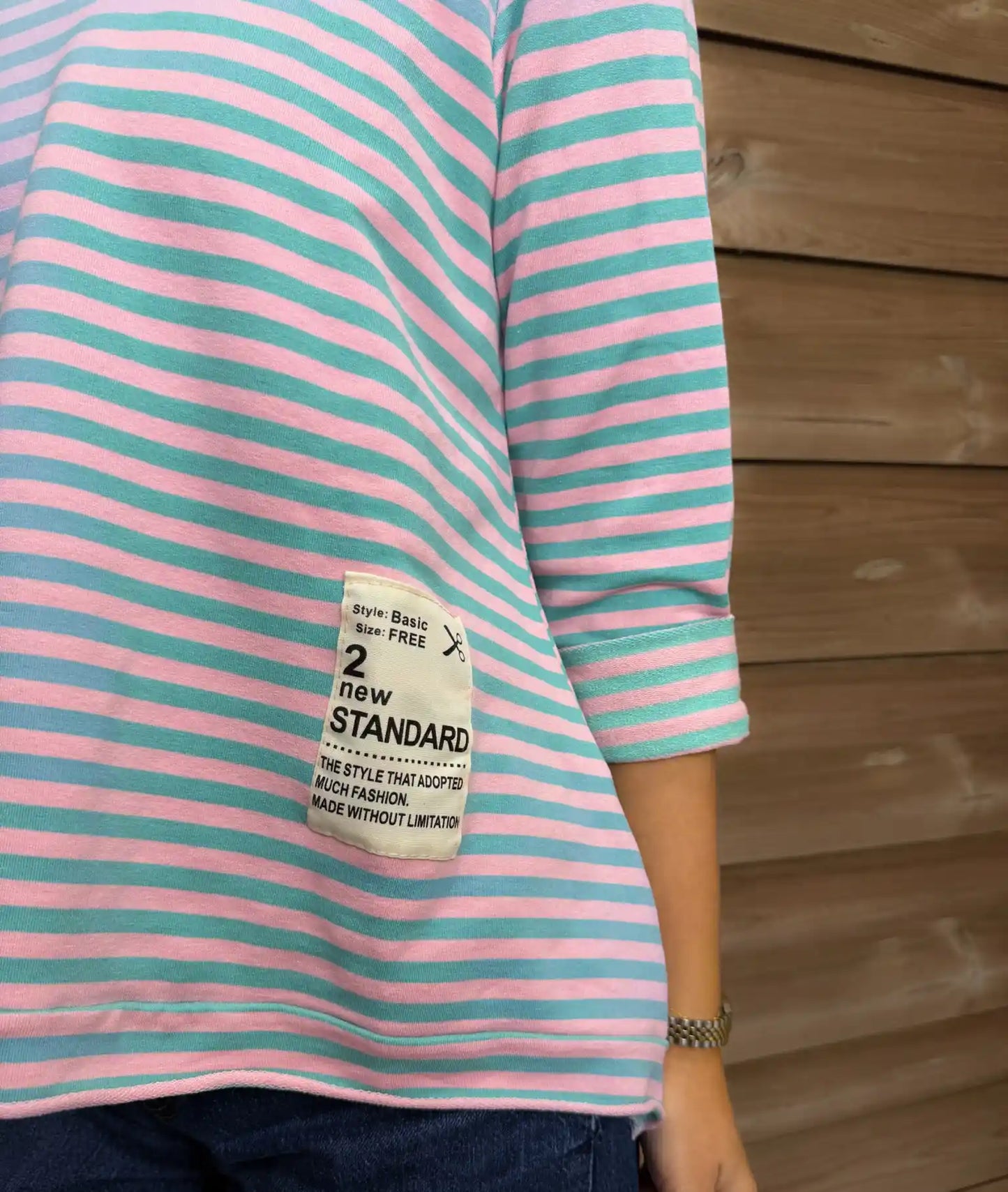 Langarmshirt "Twist" Rosa