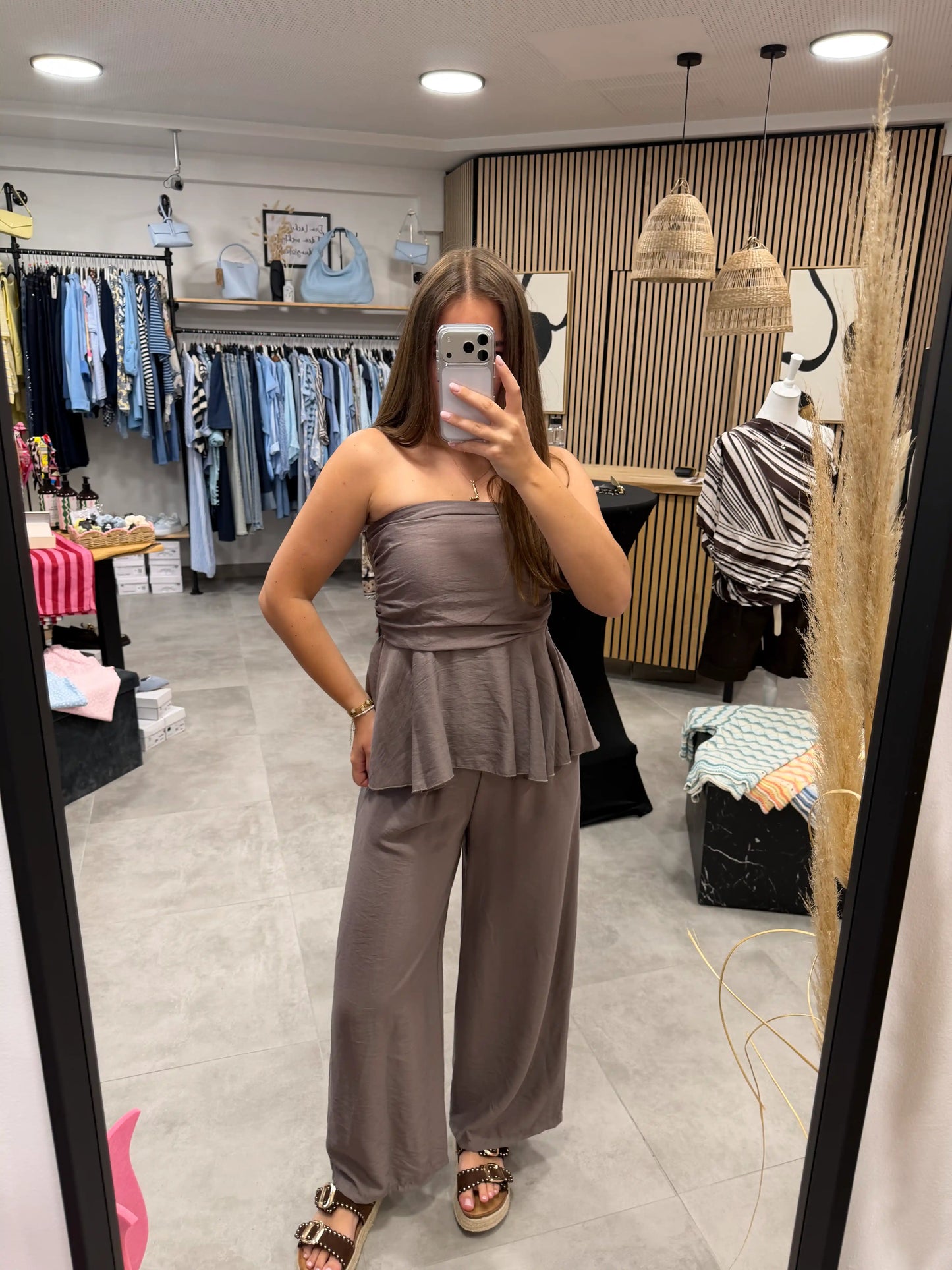 Set "Peplum" Mocca
