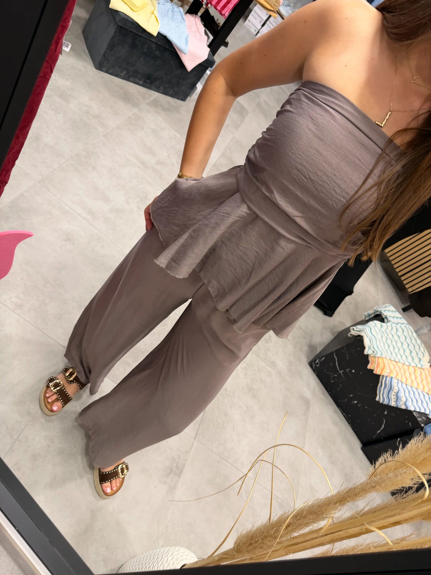 Set "Peplum" Mocca