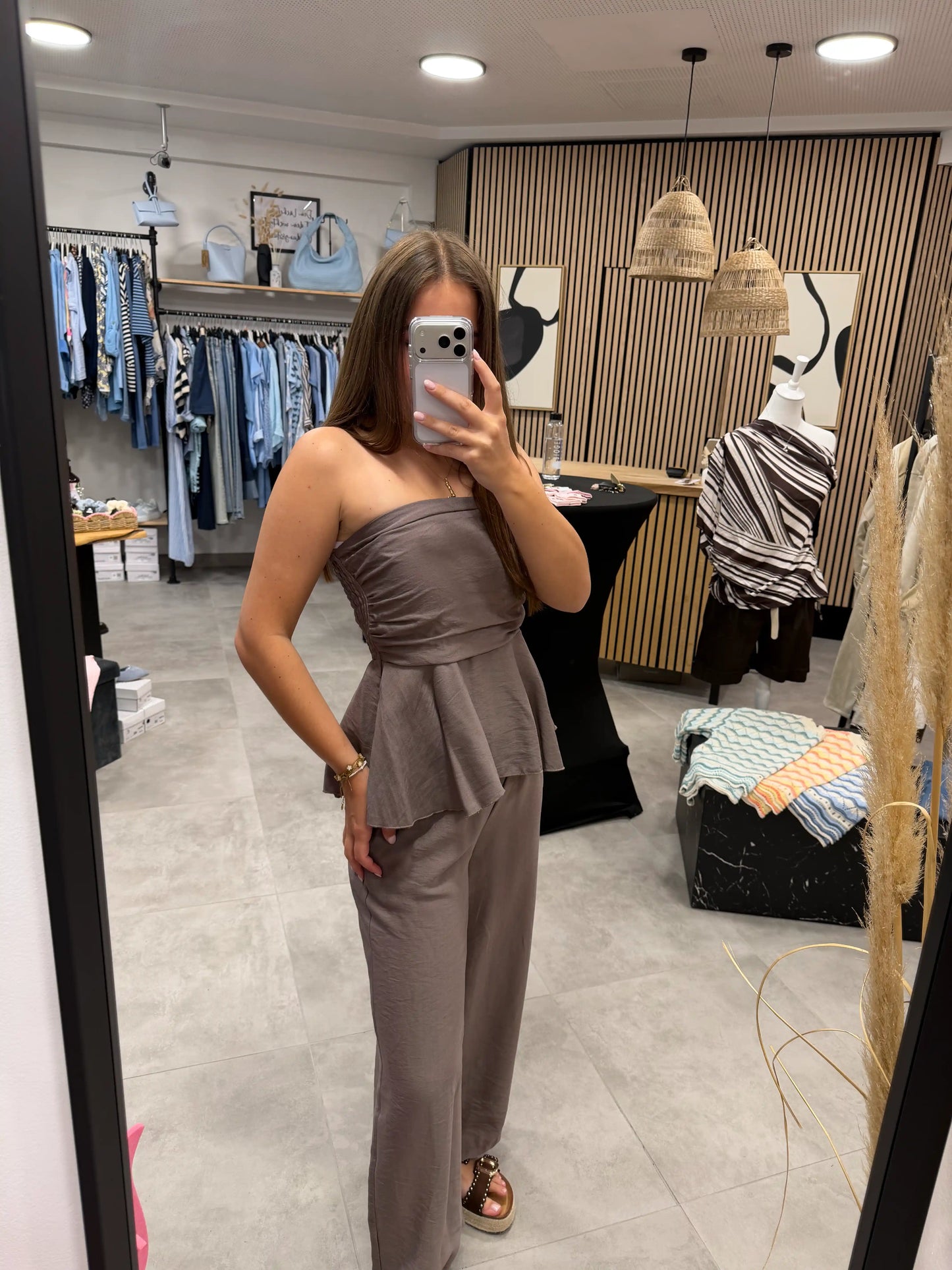 Set "Peplum" Mocca