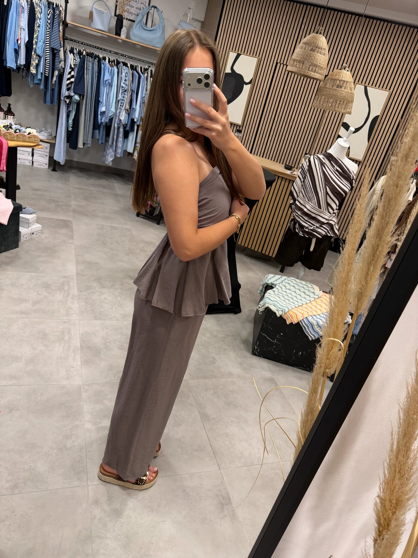 Set "Peplum" Mocca