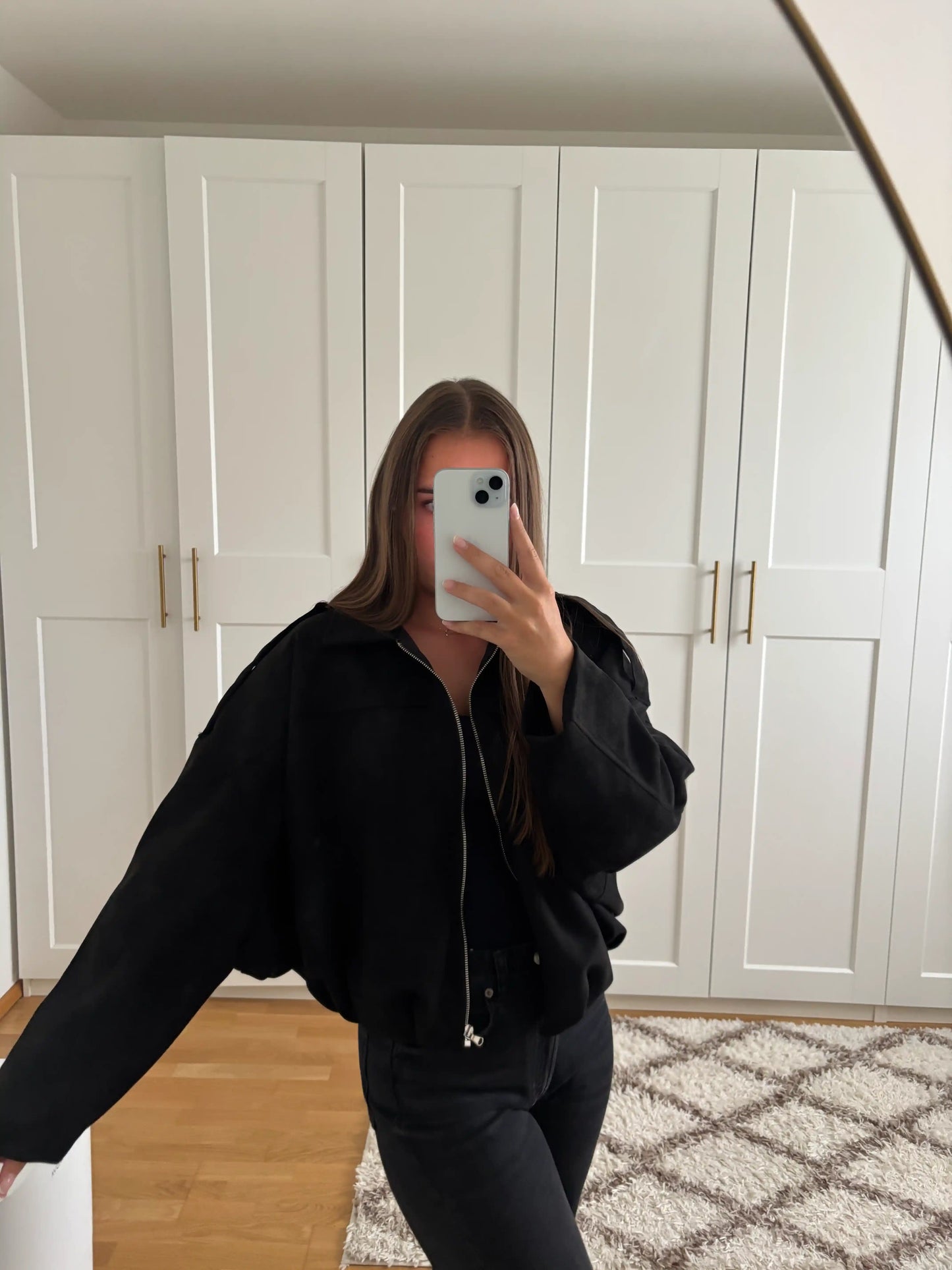Bomberjacke Schwarz