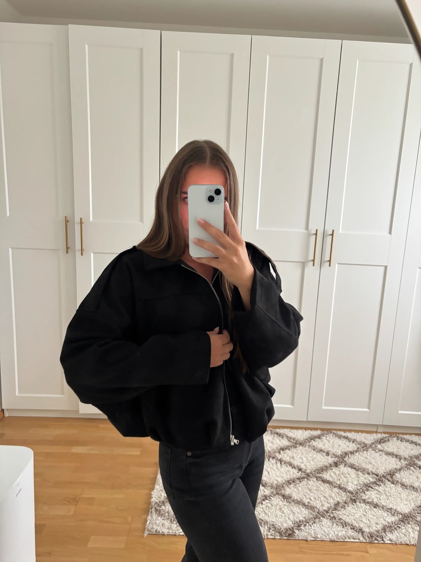 Bomberjacke Schwarz