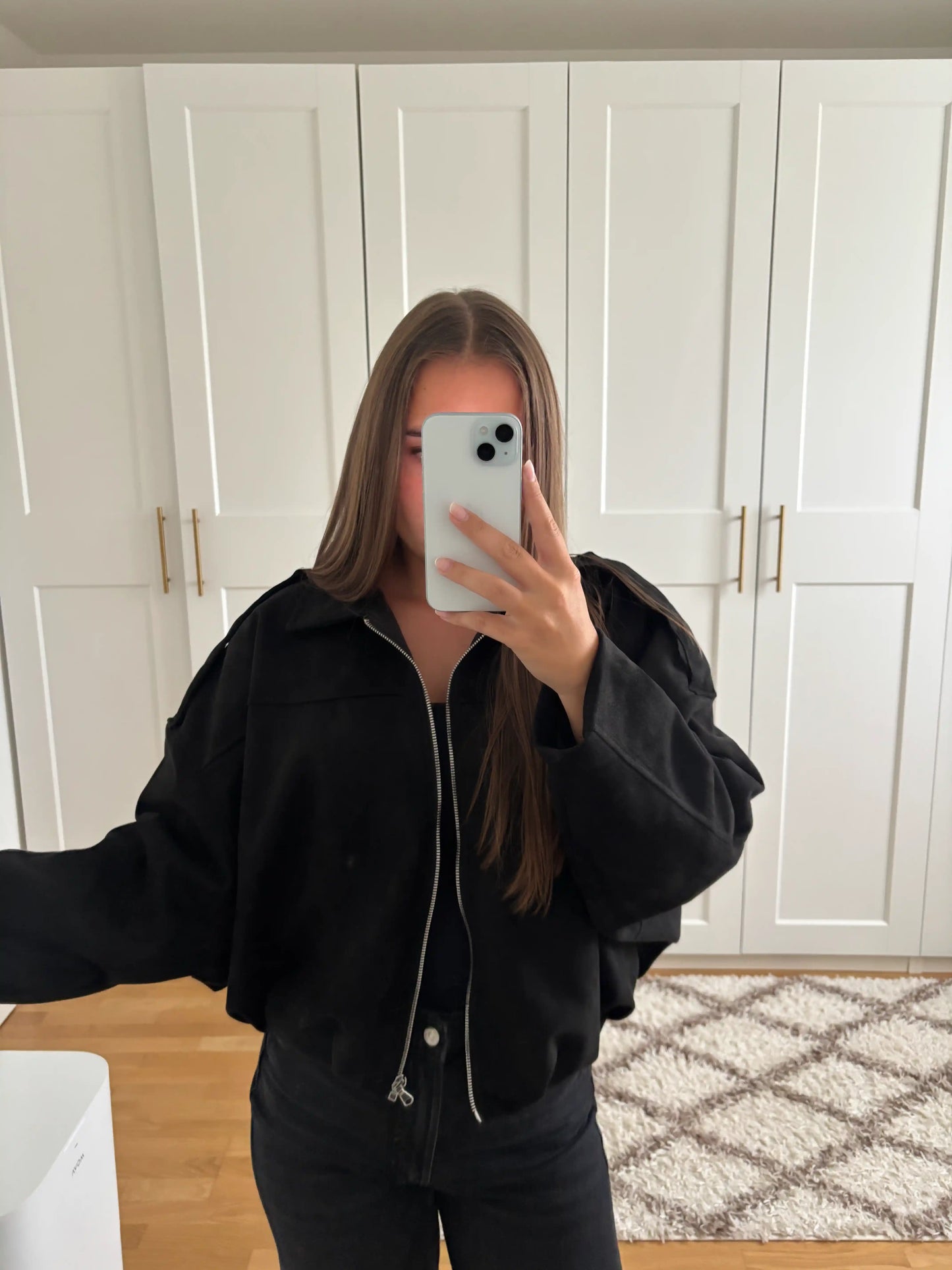 Bomberjacke Schwarz