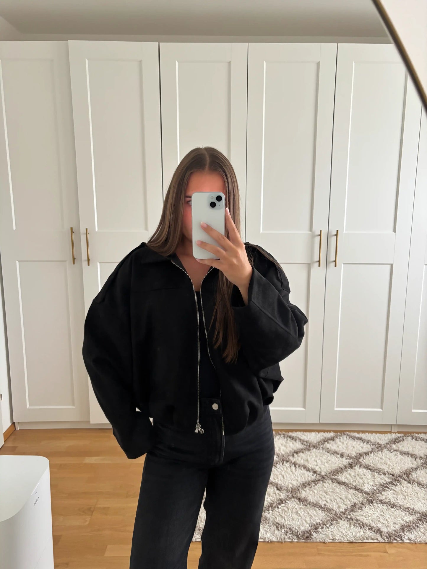 Bomberjacke Schwarz