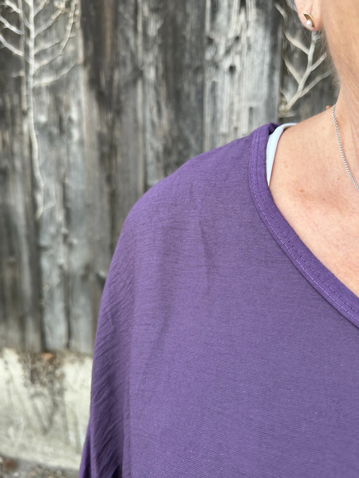 Langarmshirt "Wild Heart" Violett