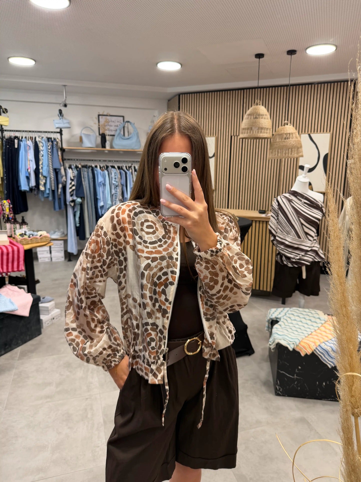 Jacke "Safari Chic" Braun