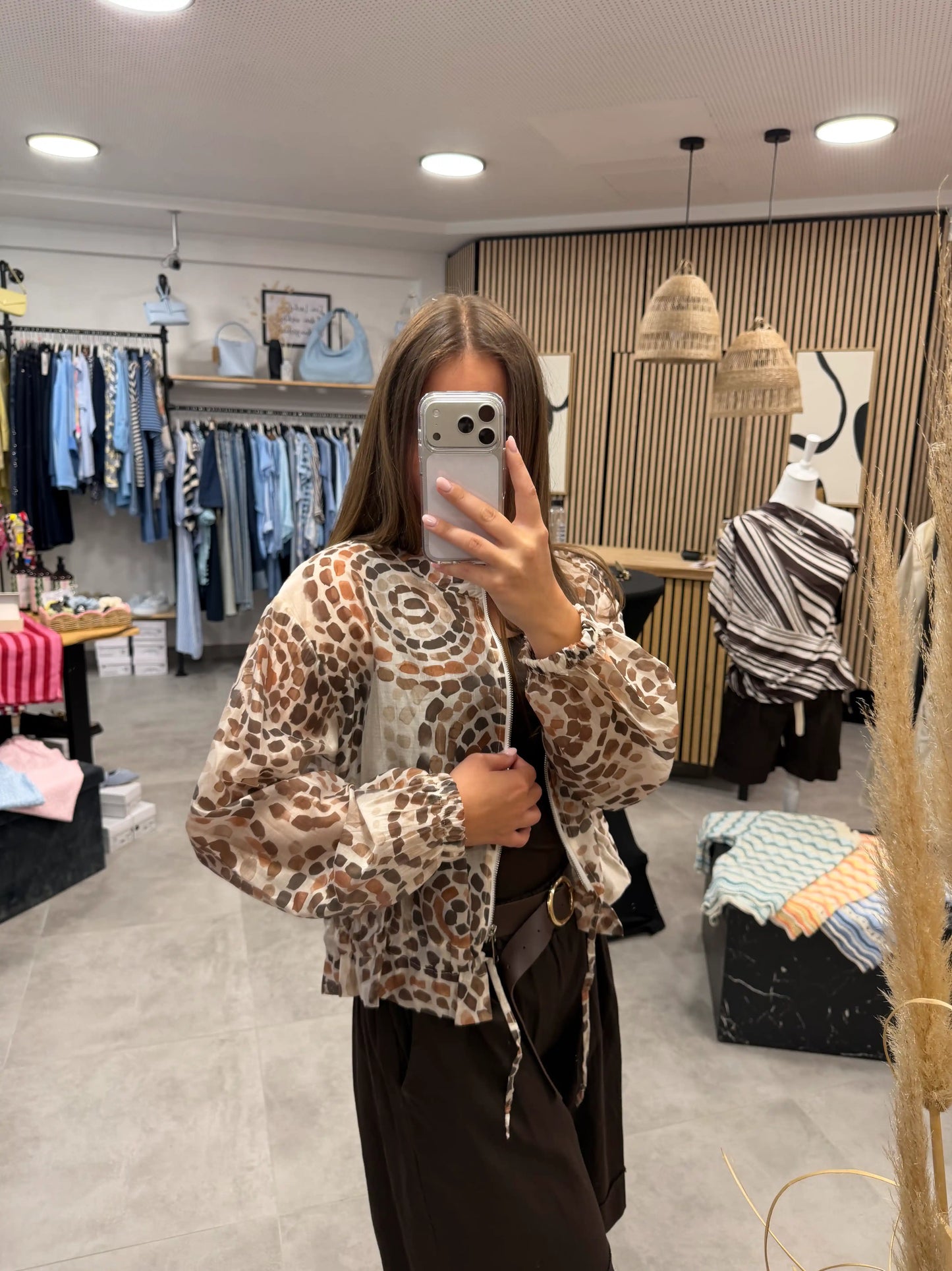 Jacke "Safari Chic" Braun