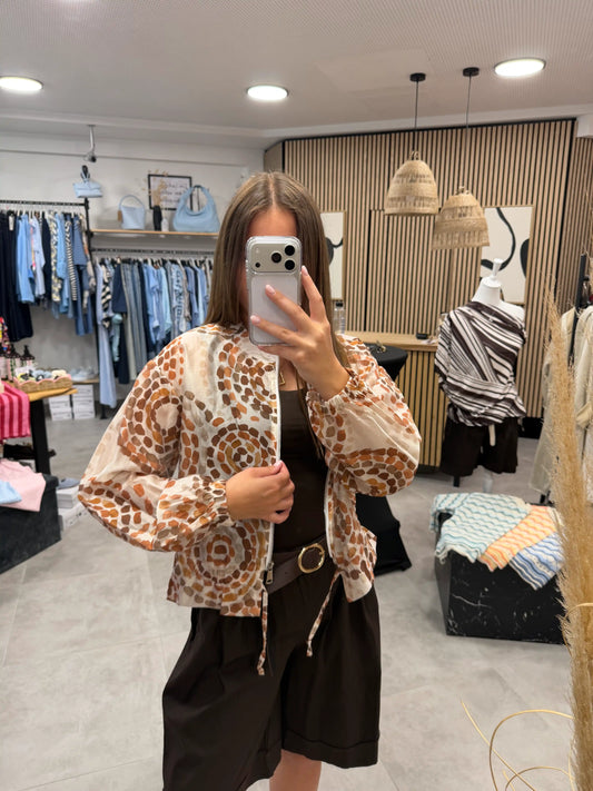 Jacke "Safari Chic" Terracotta