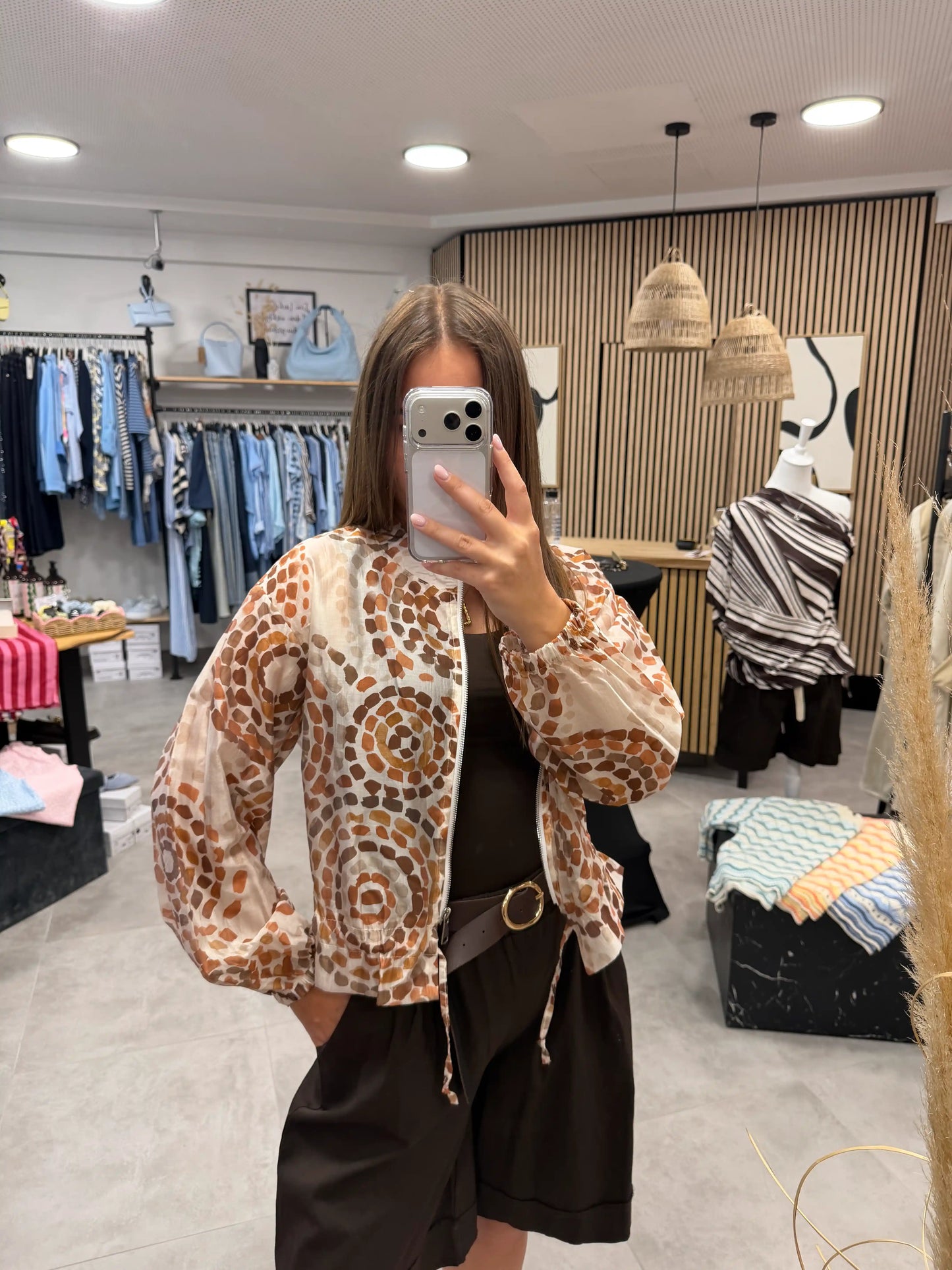 Jacke "Safari Chic" Terracotta