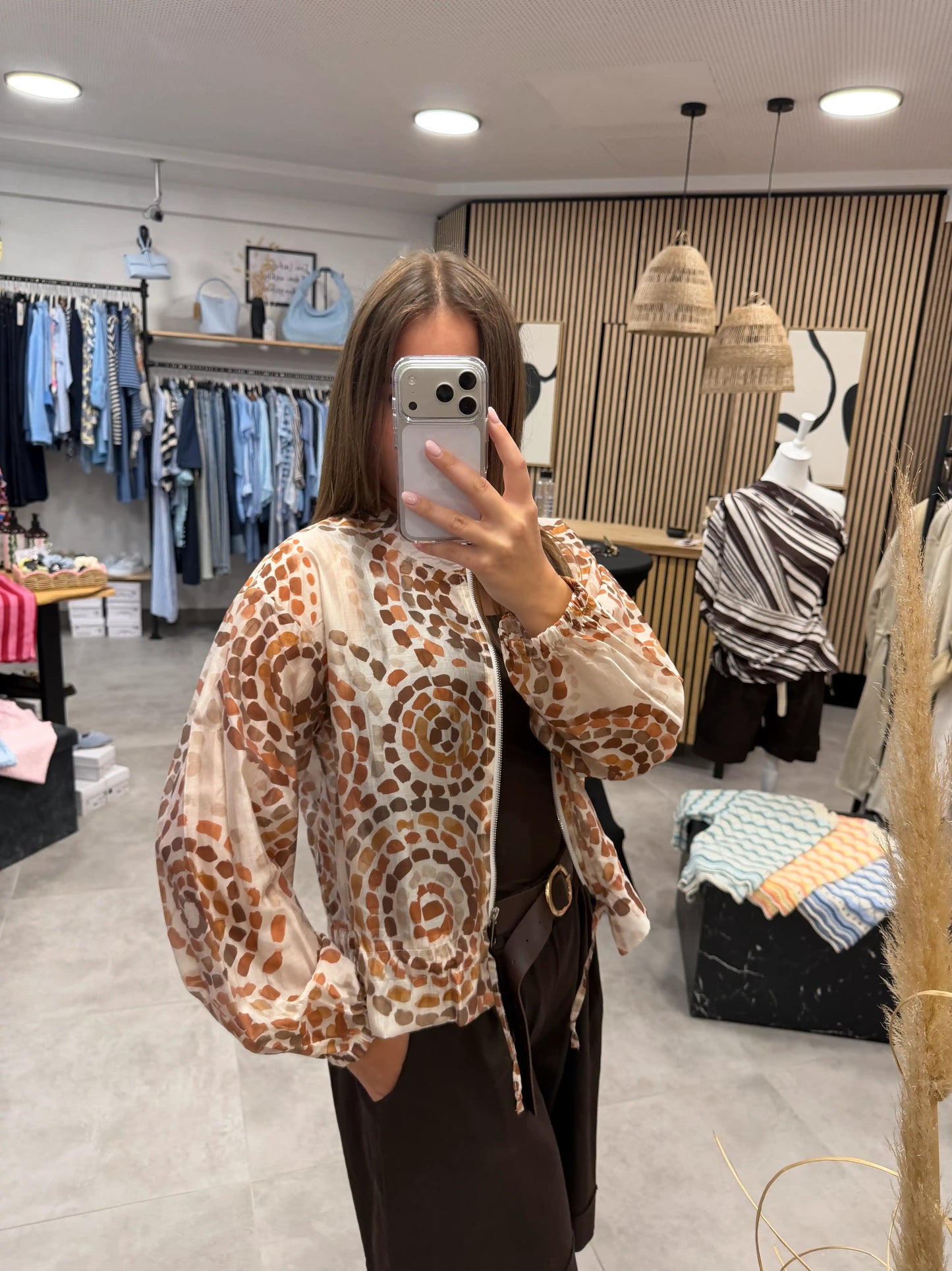 Jacke "Safari Chic" Terracotta