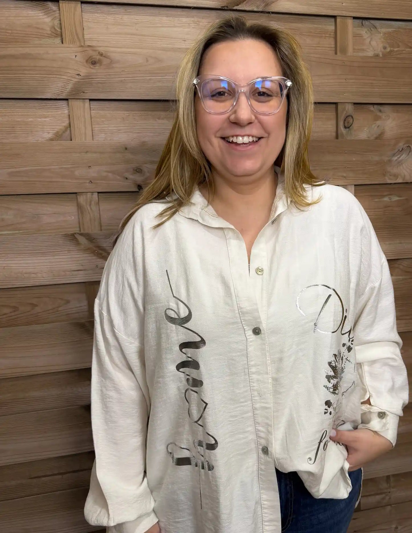 Bluse "Urbanlove" Beige